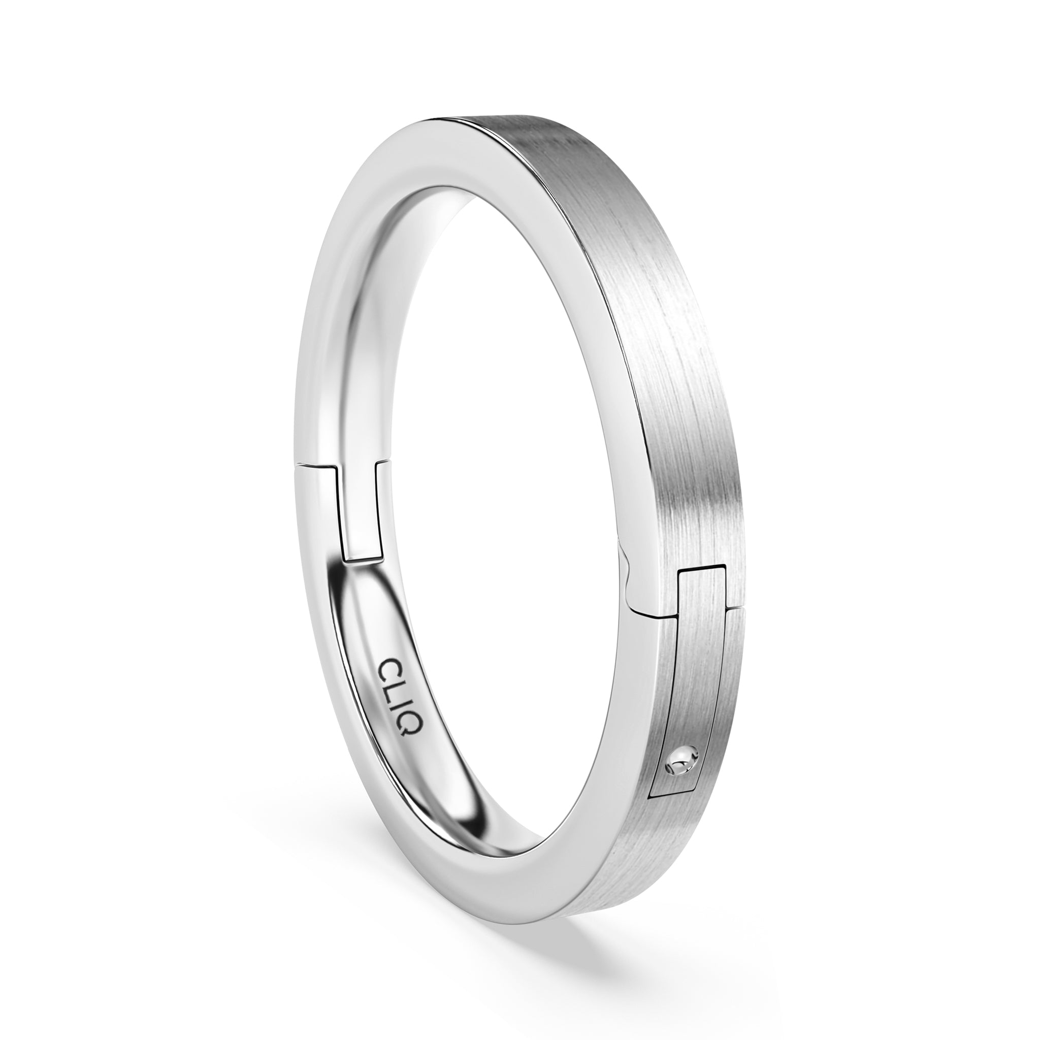 Flat Comfort Fit Band with Matte Finish, 3mm