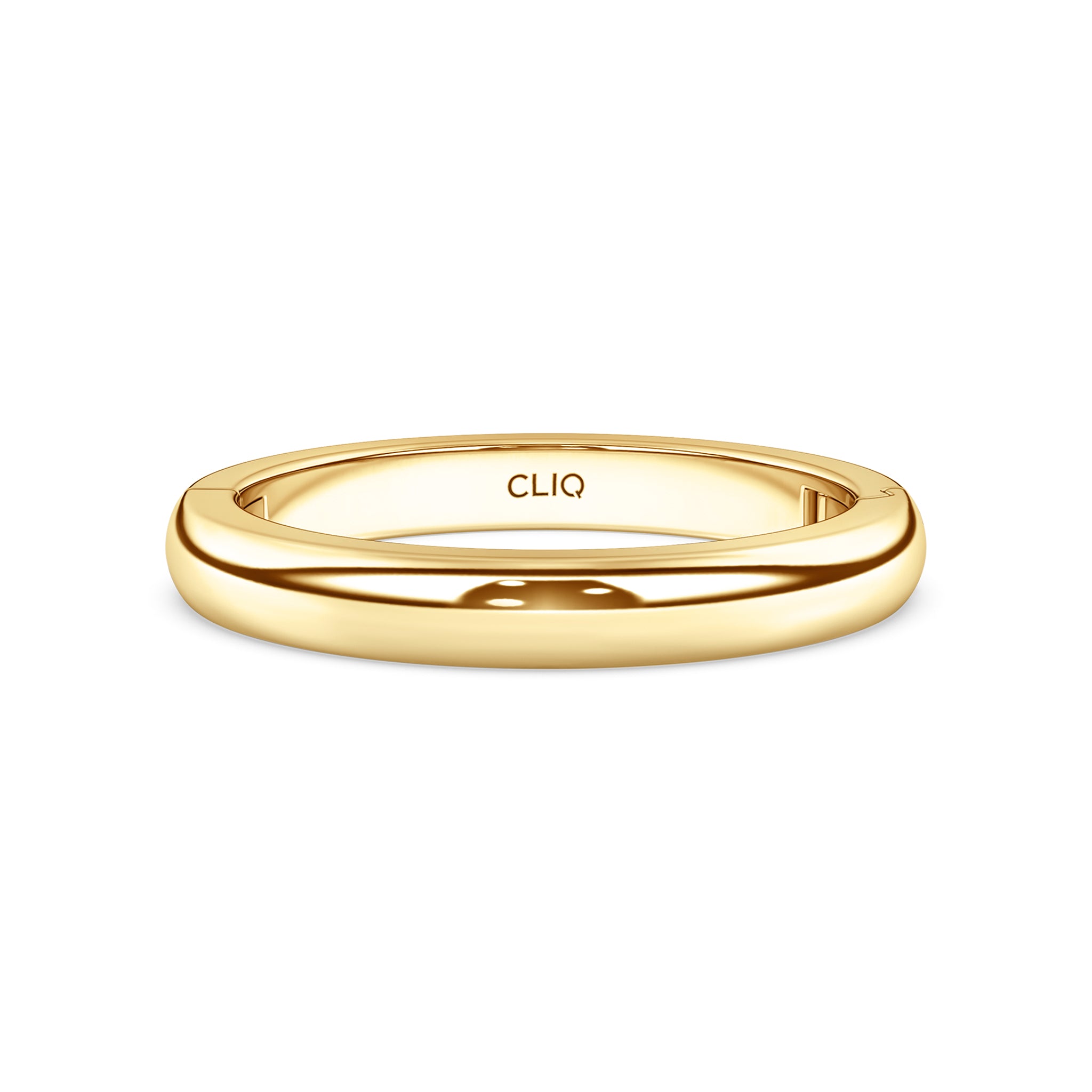 Classic Polished Gold Toe Ring, 2.8mm