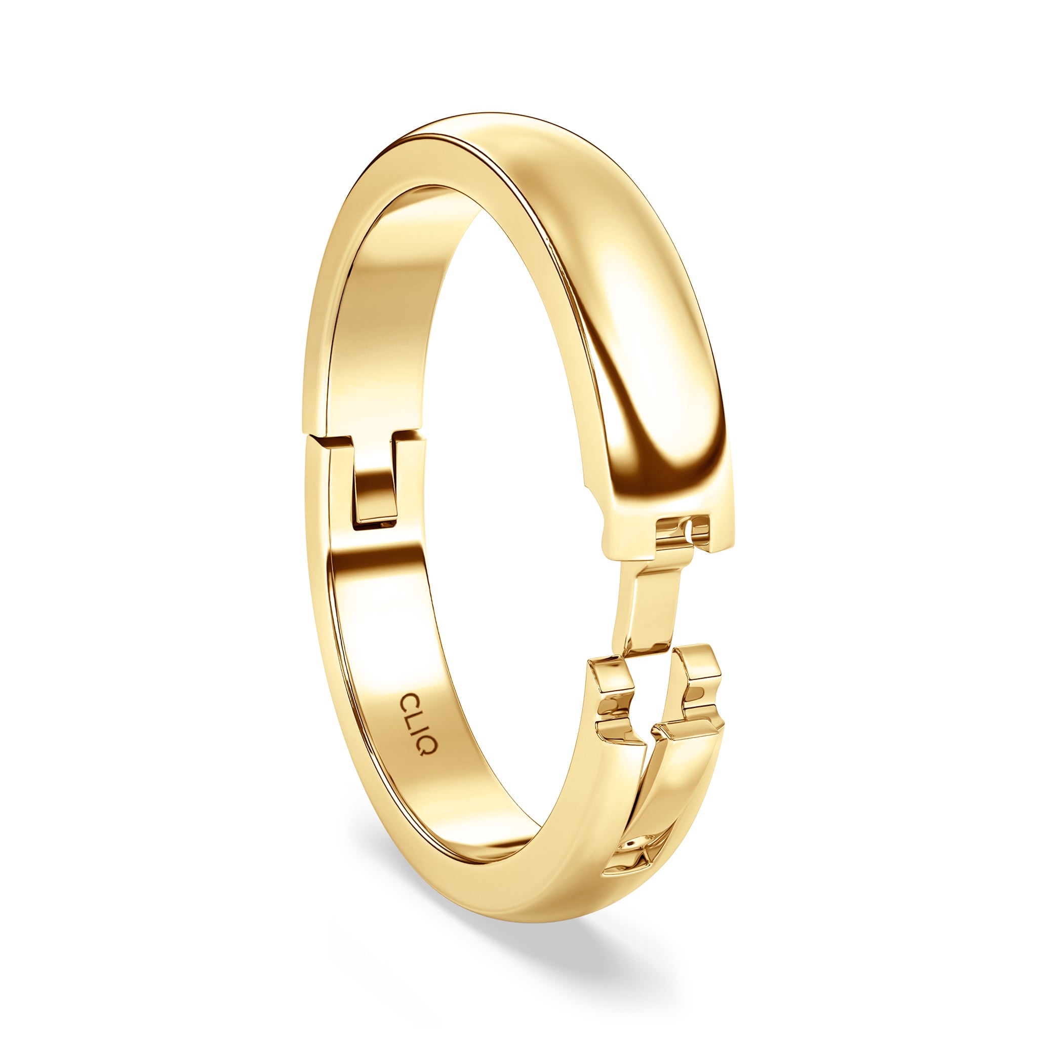 Classic Polished Gold Toe Ring, 4mm