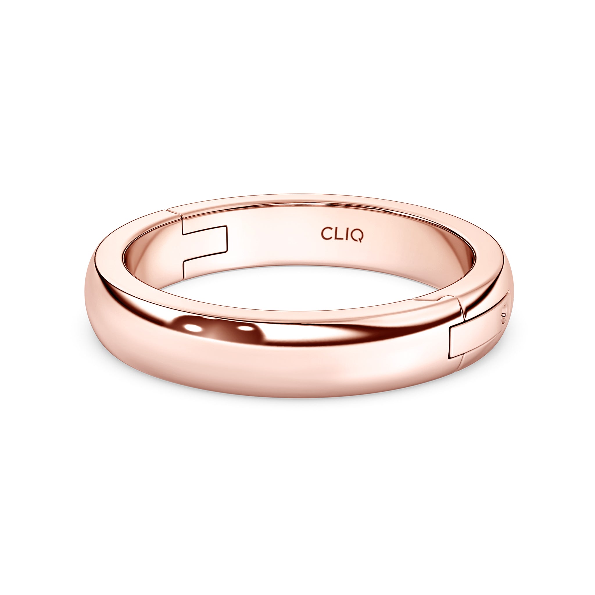 Classic Polished Gold Toe Ring, 4mm
