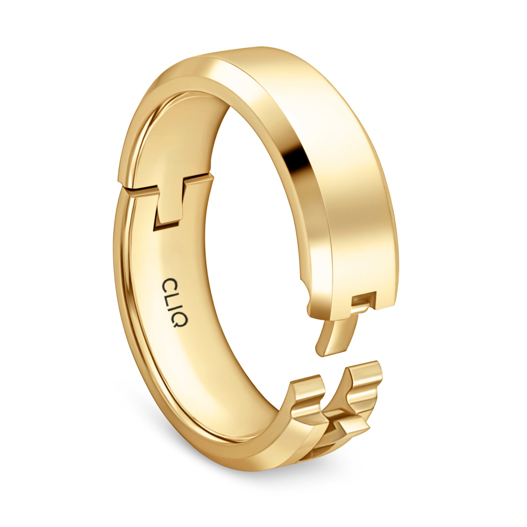 Plateau Band with Beveled Edges, 7mm