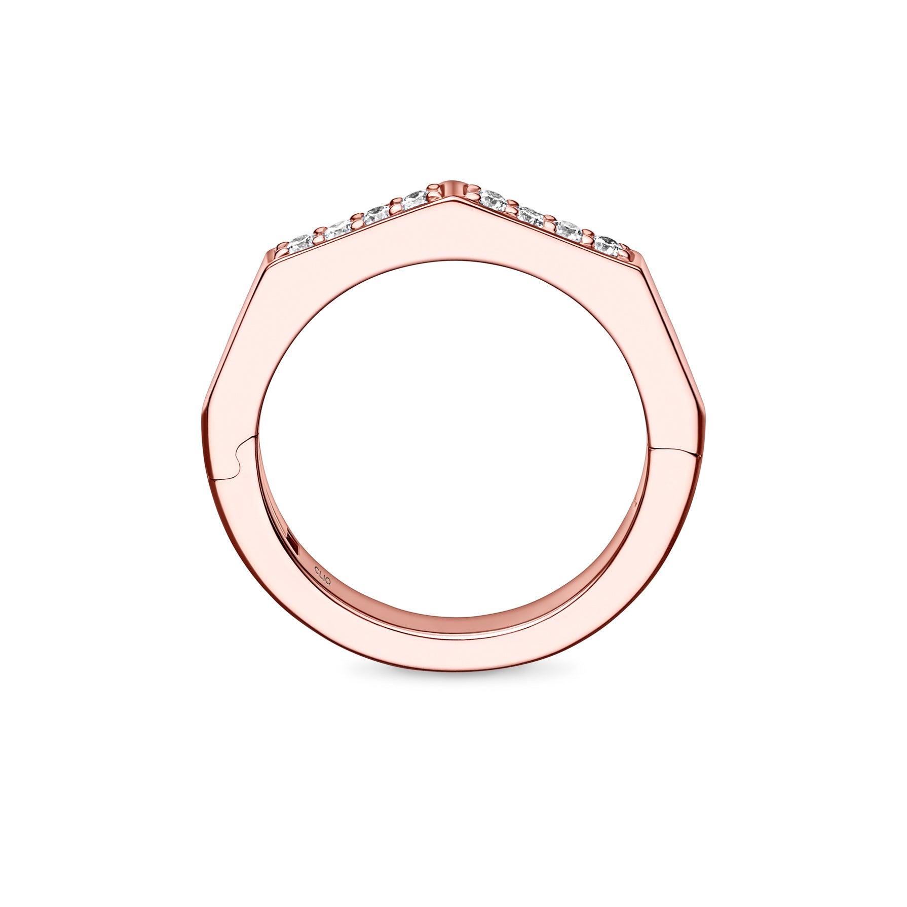 Apex Angled Diamond Band