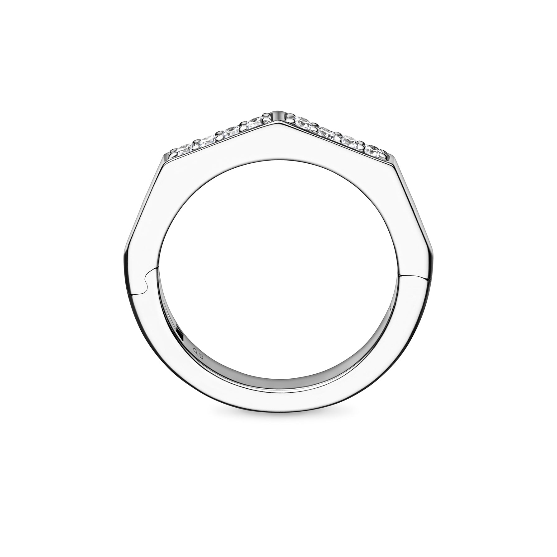 Apex Angled Diamond Band