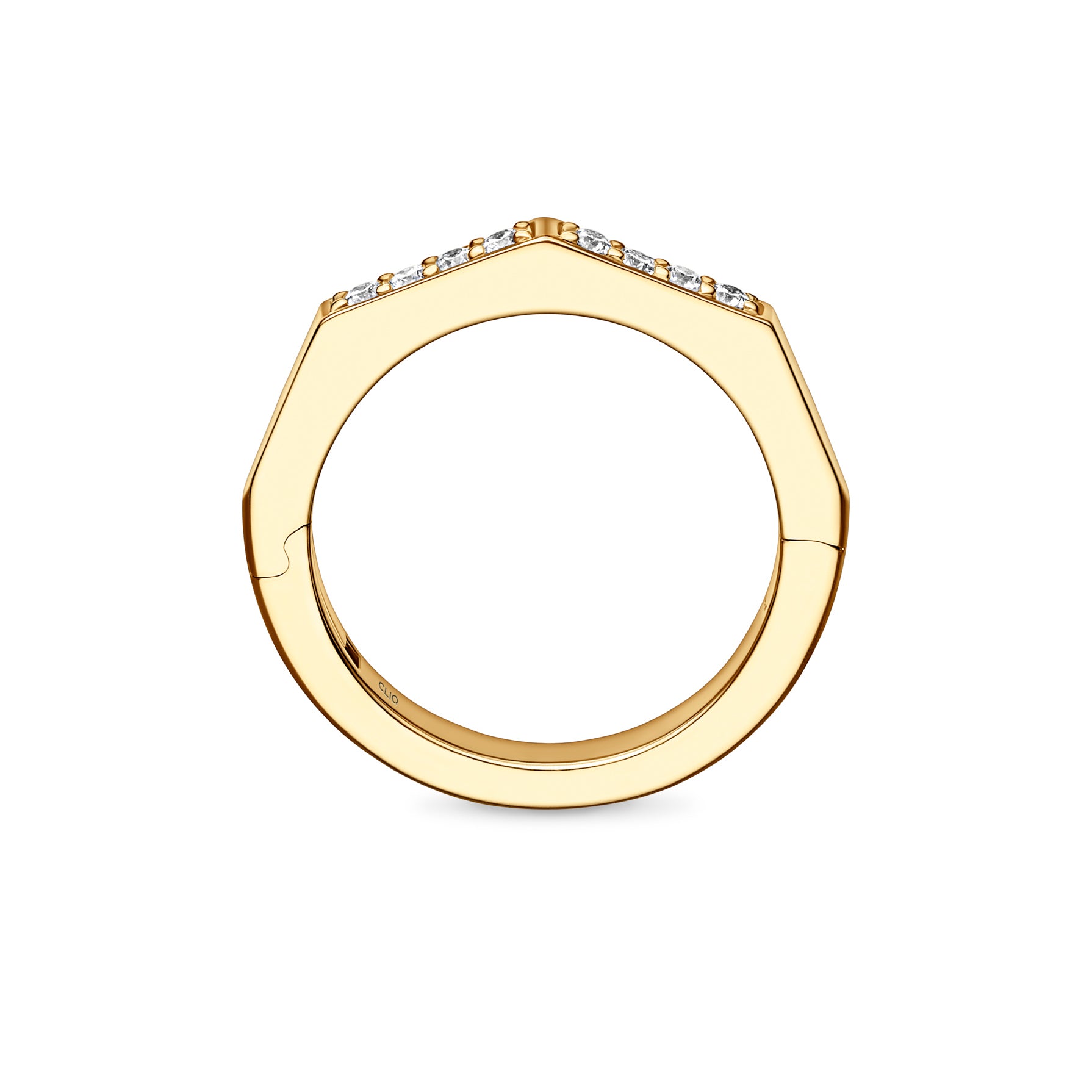Apex Angled Diamond Band