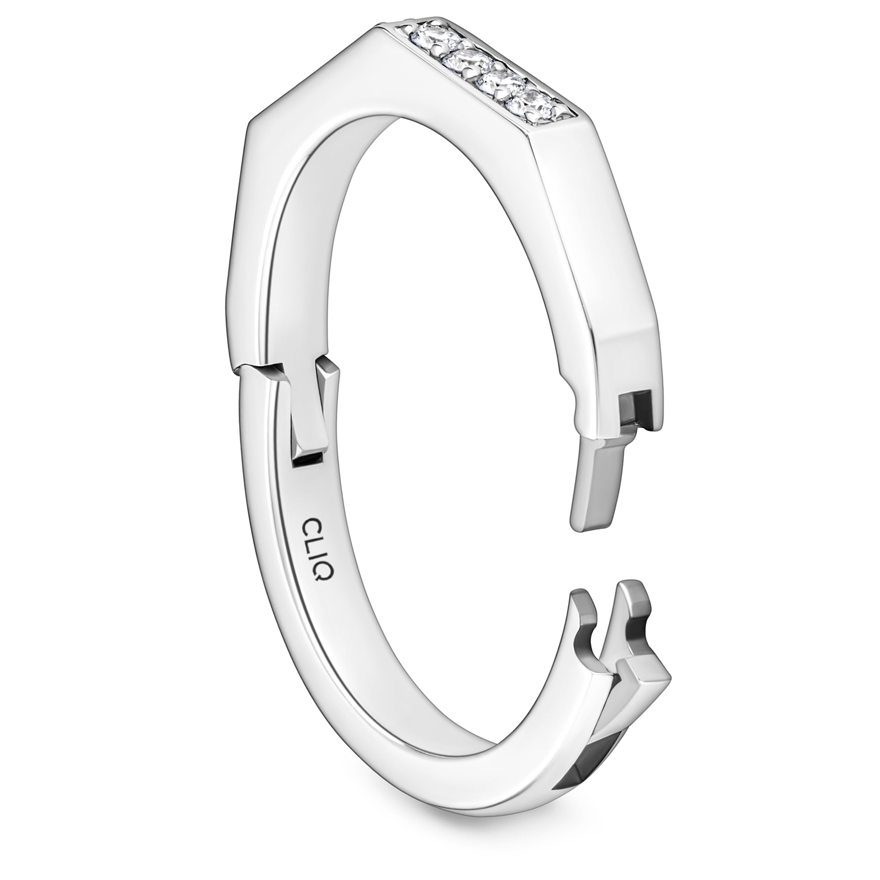 Apex Angled Diamond Band