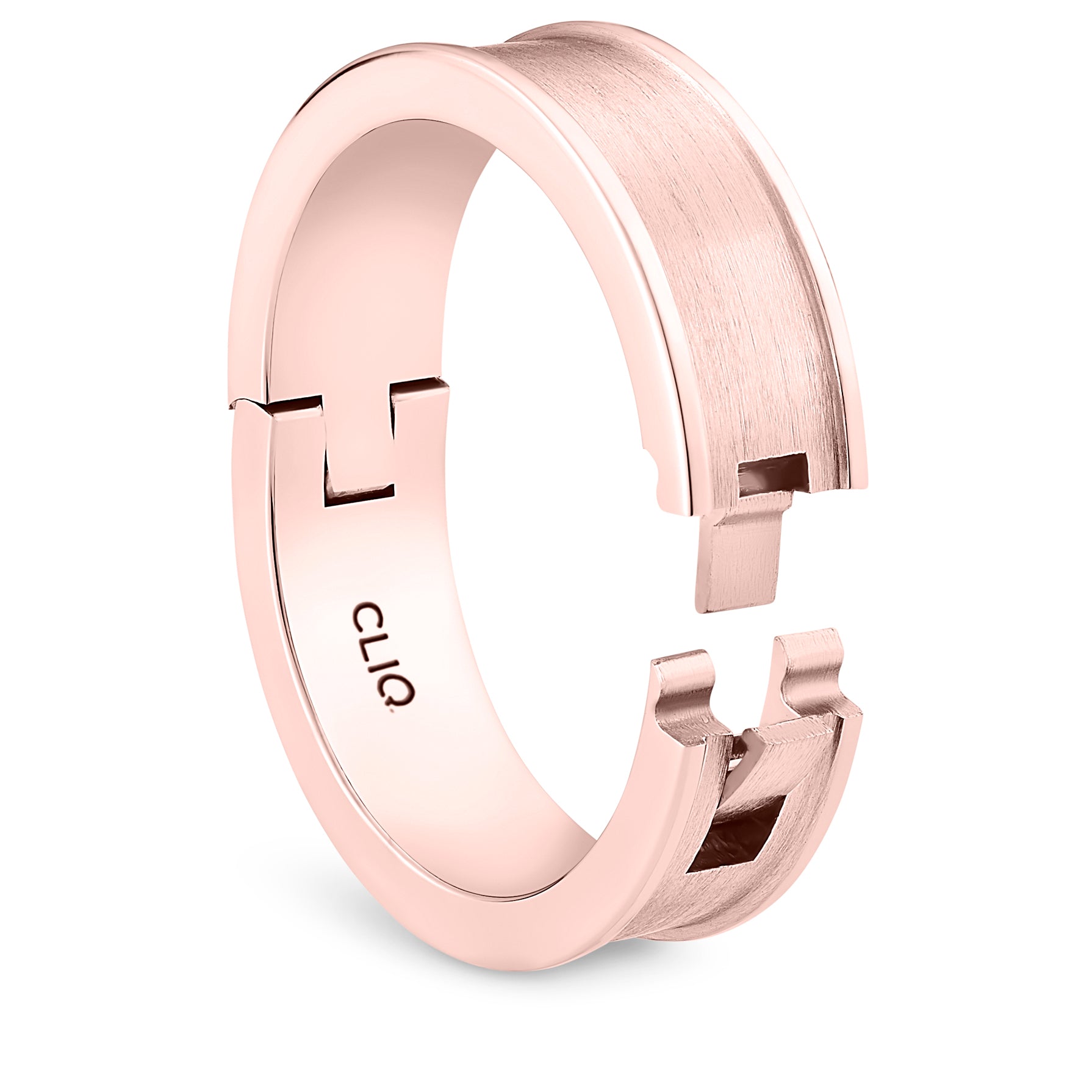 Aldridge Band with Matte Finished Center, 6mm
