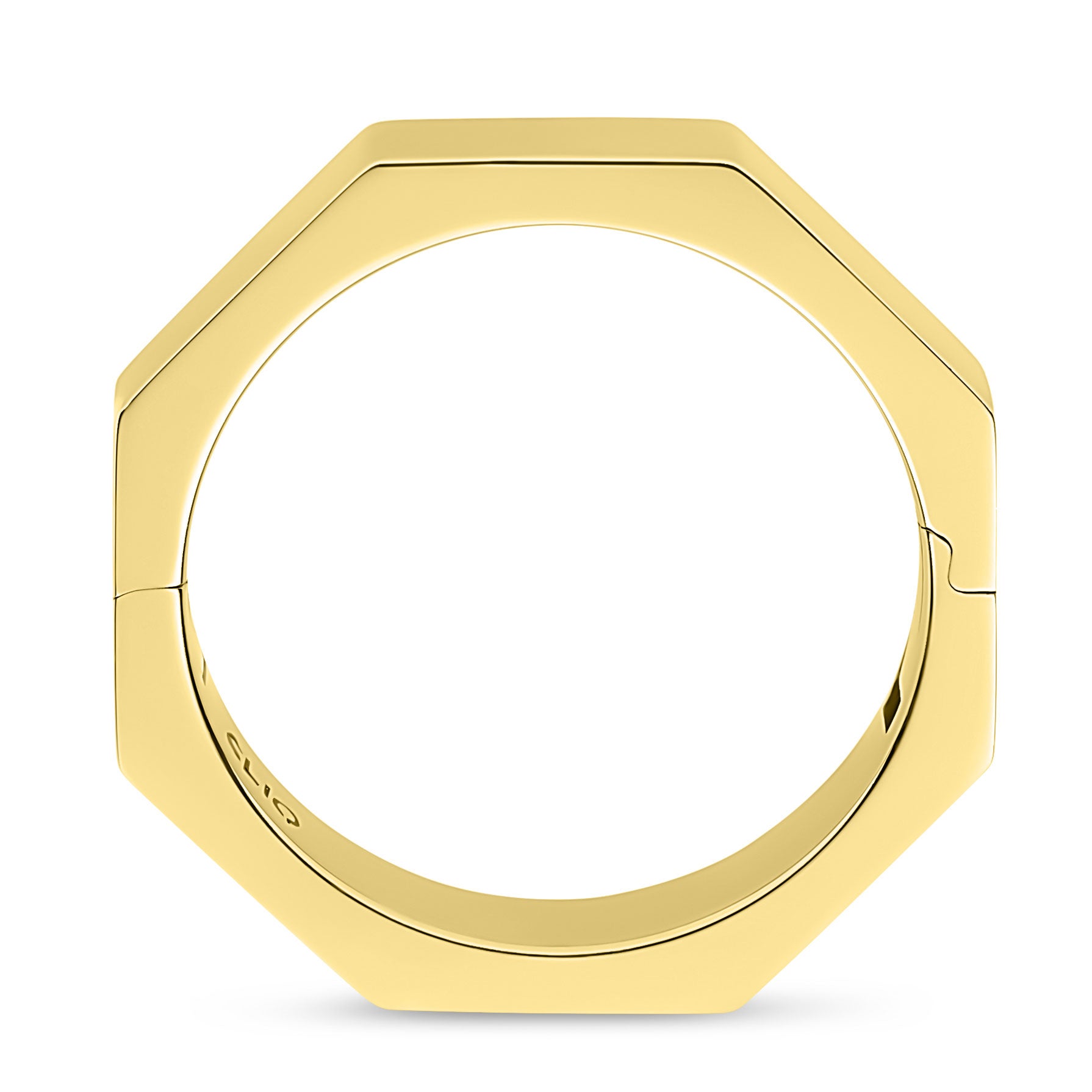 Oxford Angled Octagonal Band, 5mm