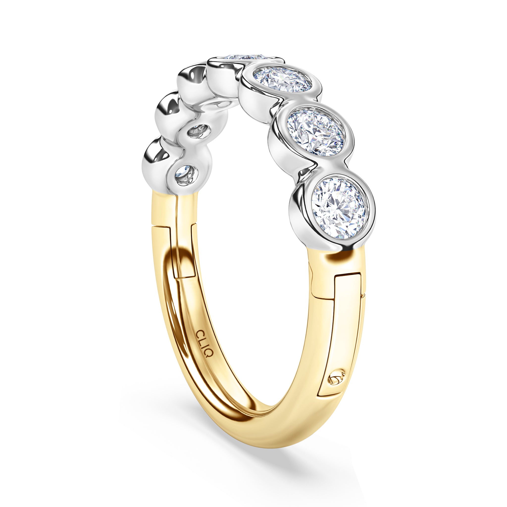 Harper 7-Stone Bezel Set Diamond Band