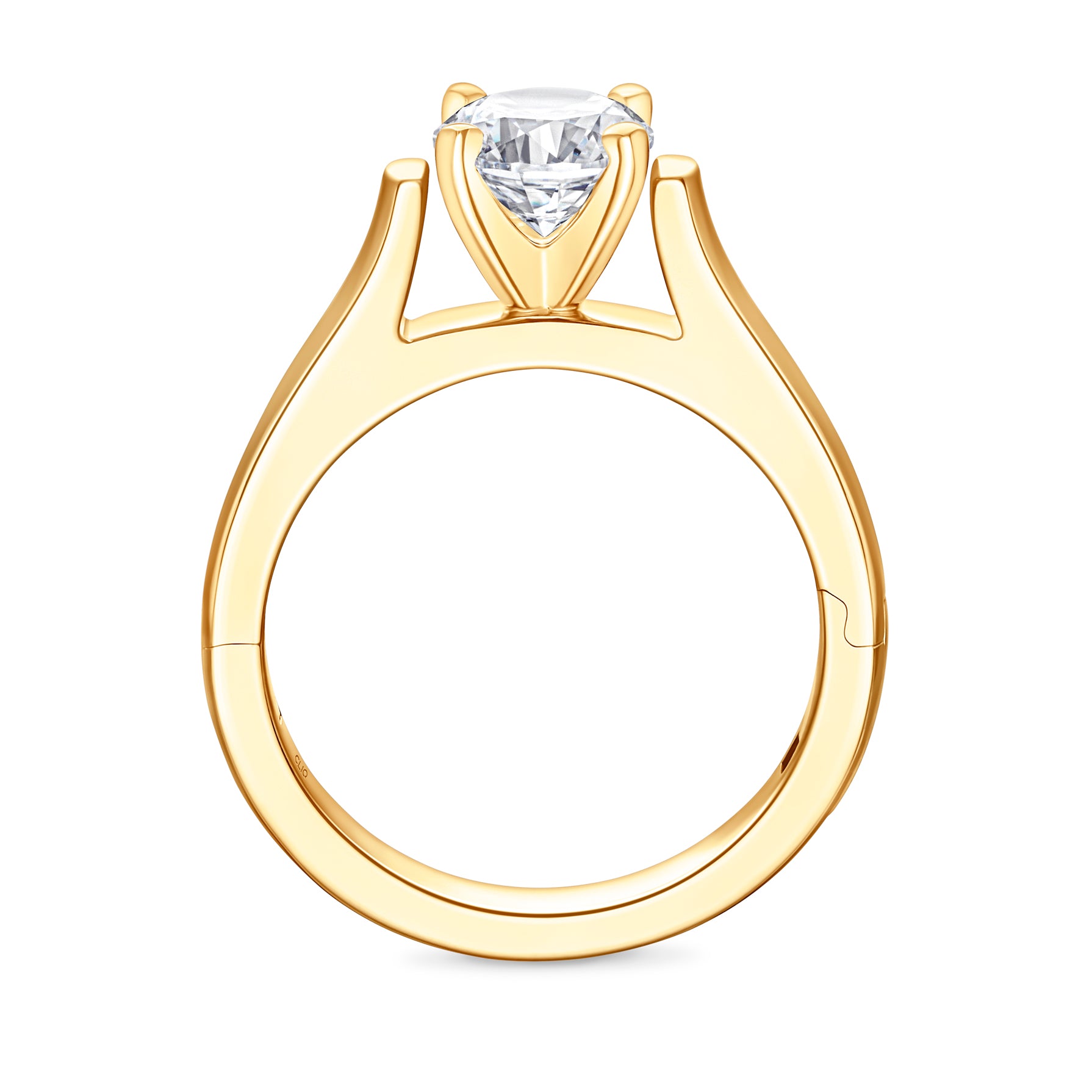 Pantheon Cathedral Solitaire Engagement Ring
