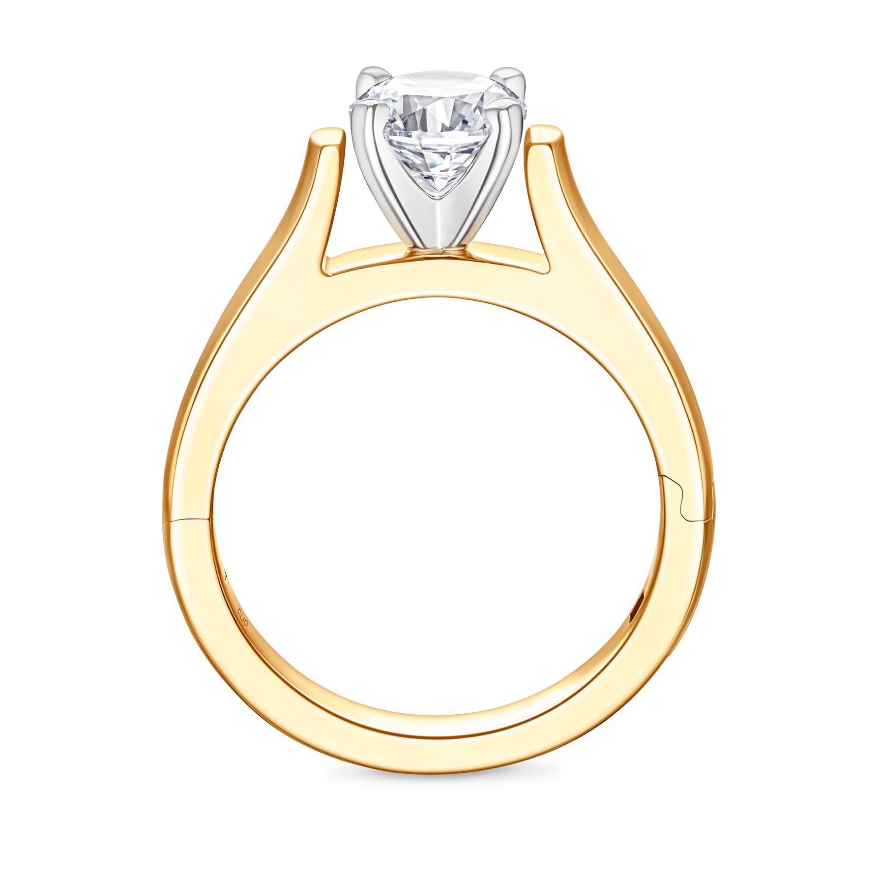 Pantheon Cathedral Solitaire Engagement Ring
