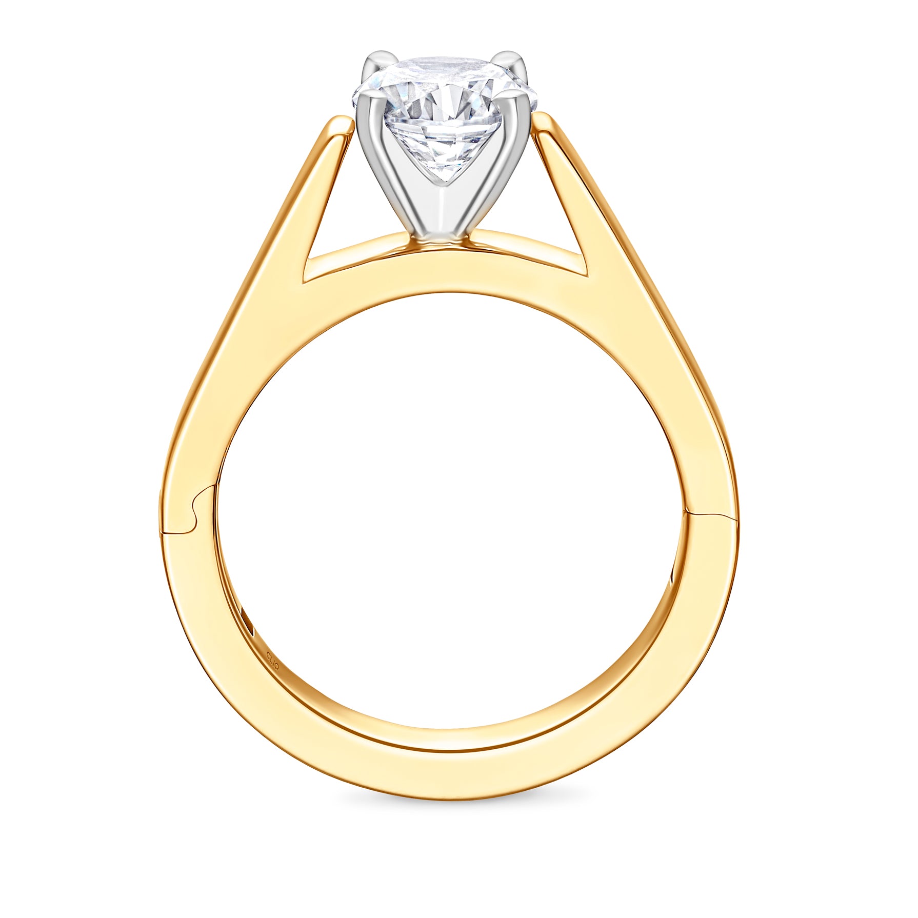 Canterbury Cathedral Solitaire Engagement Ring