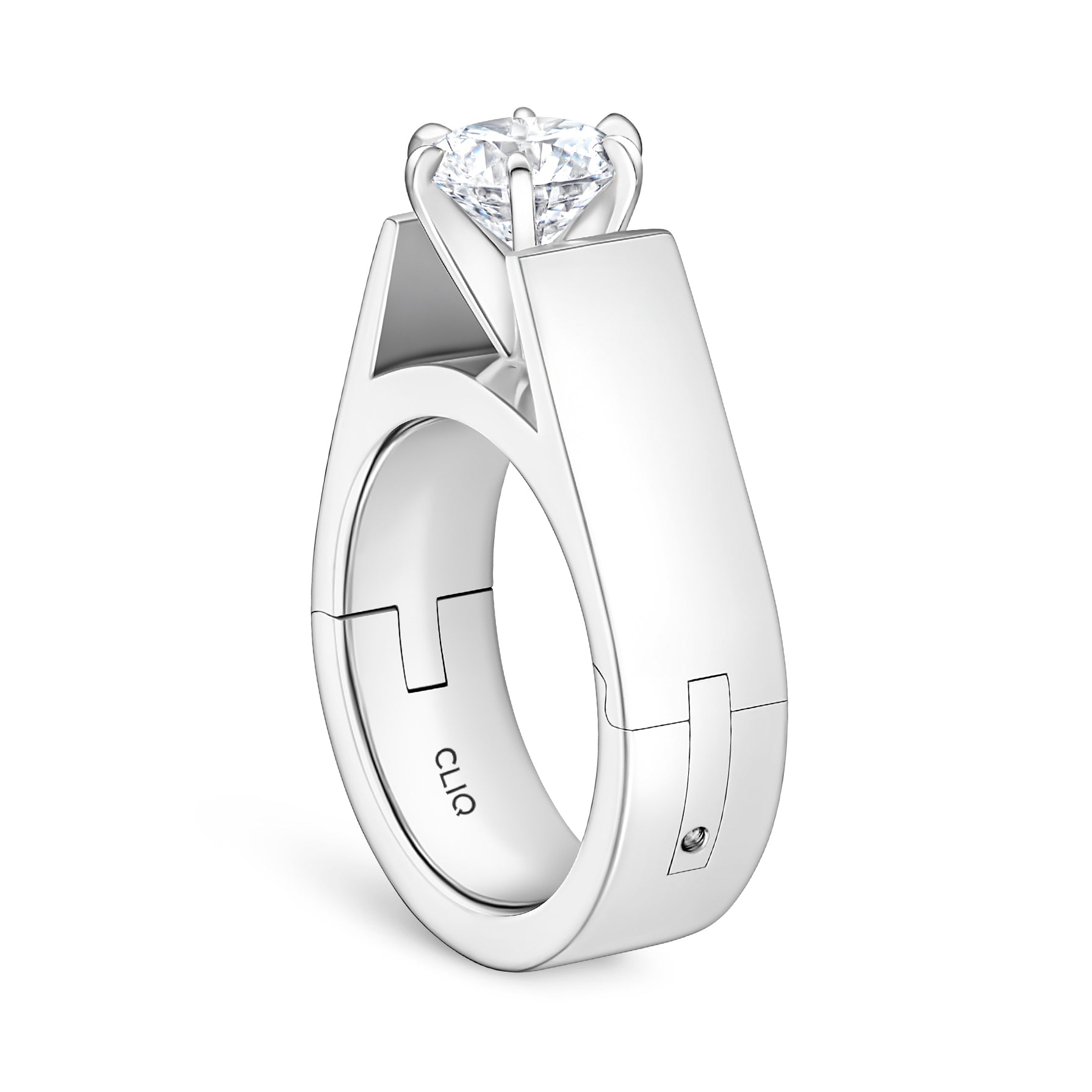 Canterbury Cathedral Solitaire Engagement Ring