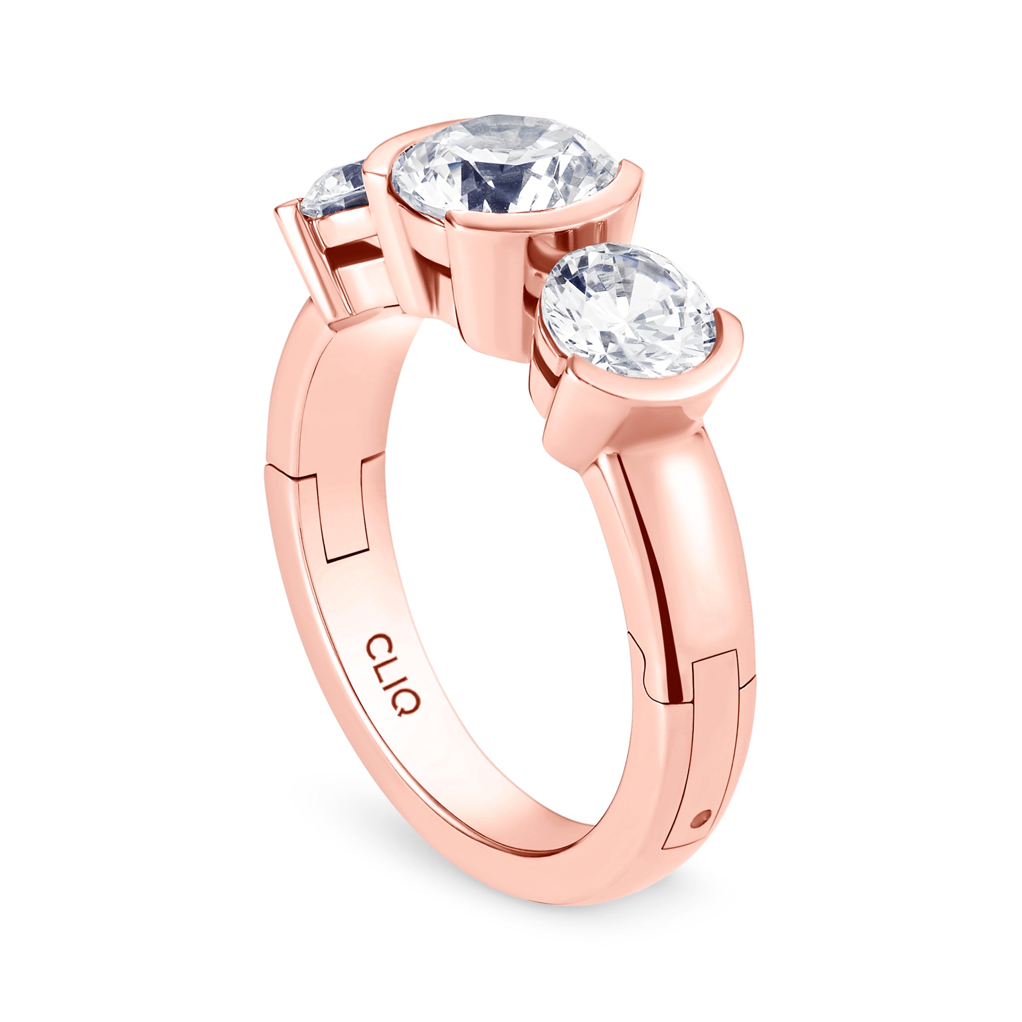 Barcelona Three Stone Ring