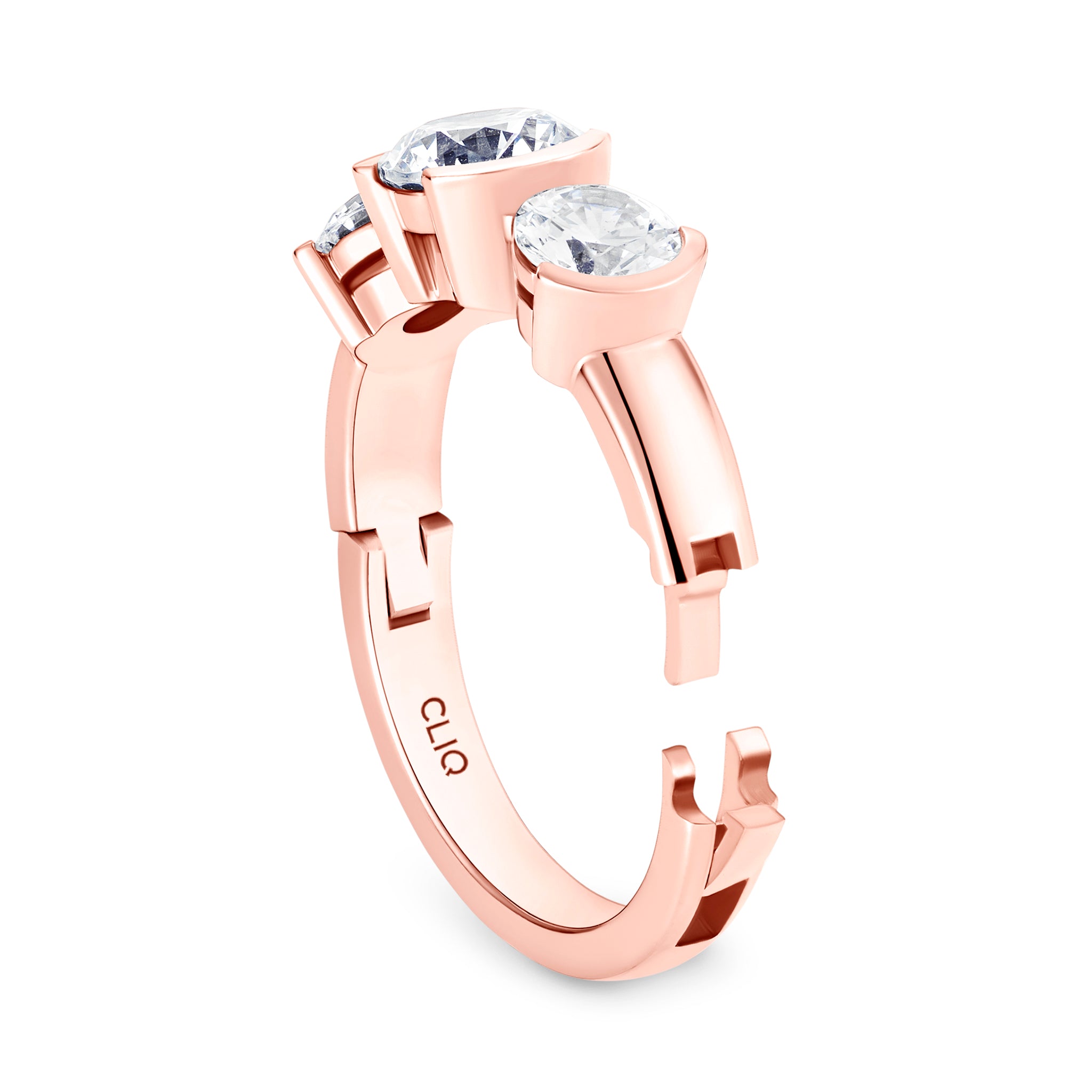 Barcelona Three Stone Ring