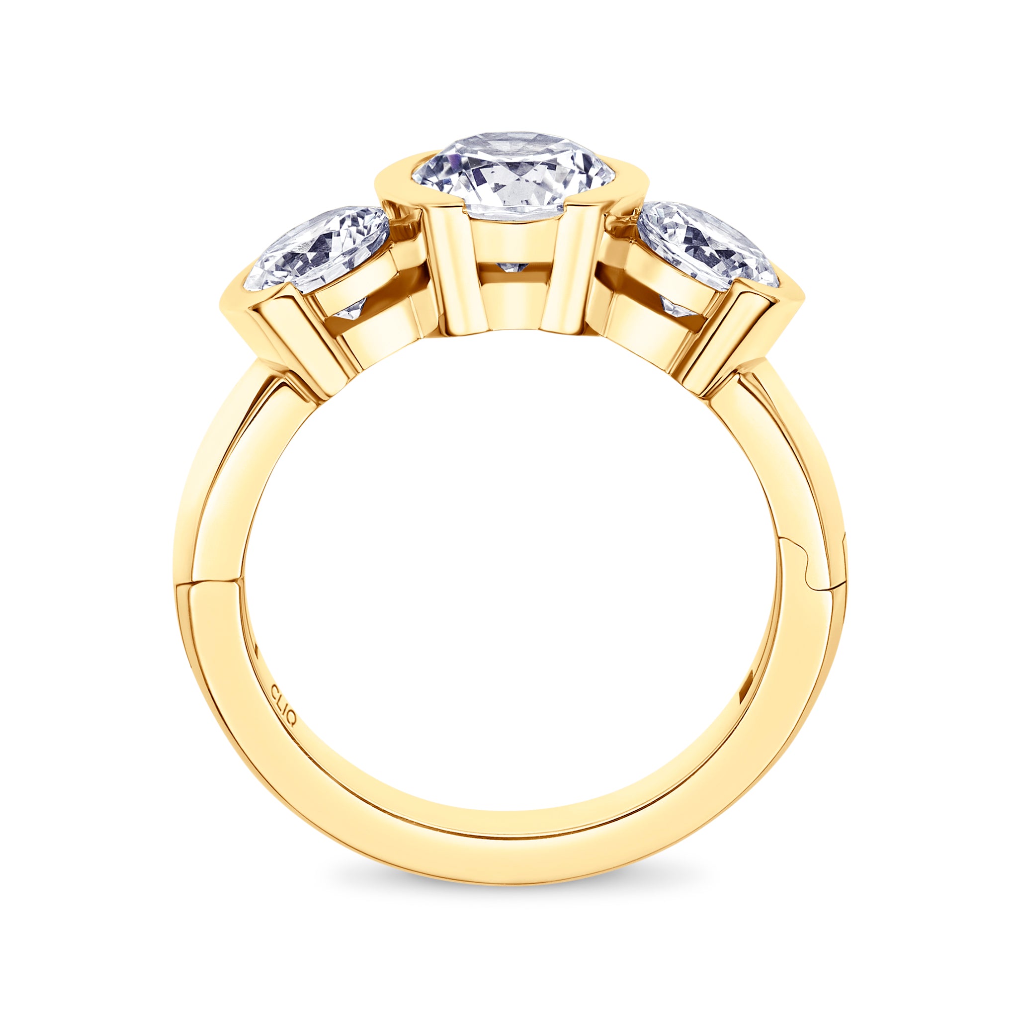 Barcelona Three Stone Ring