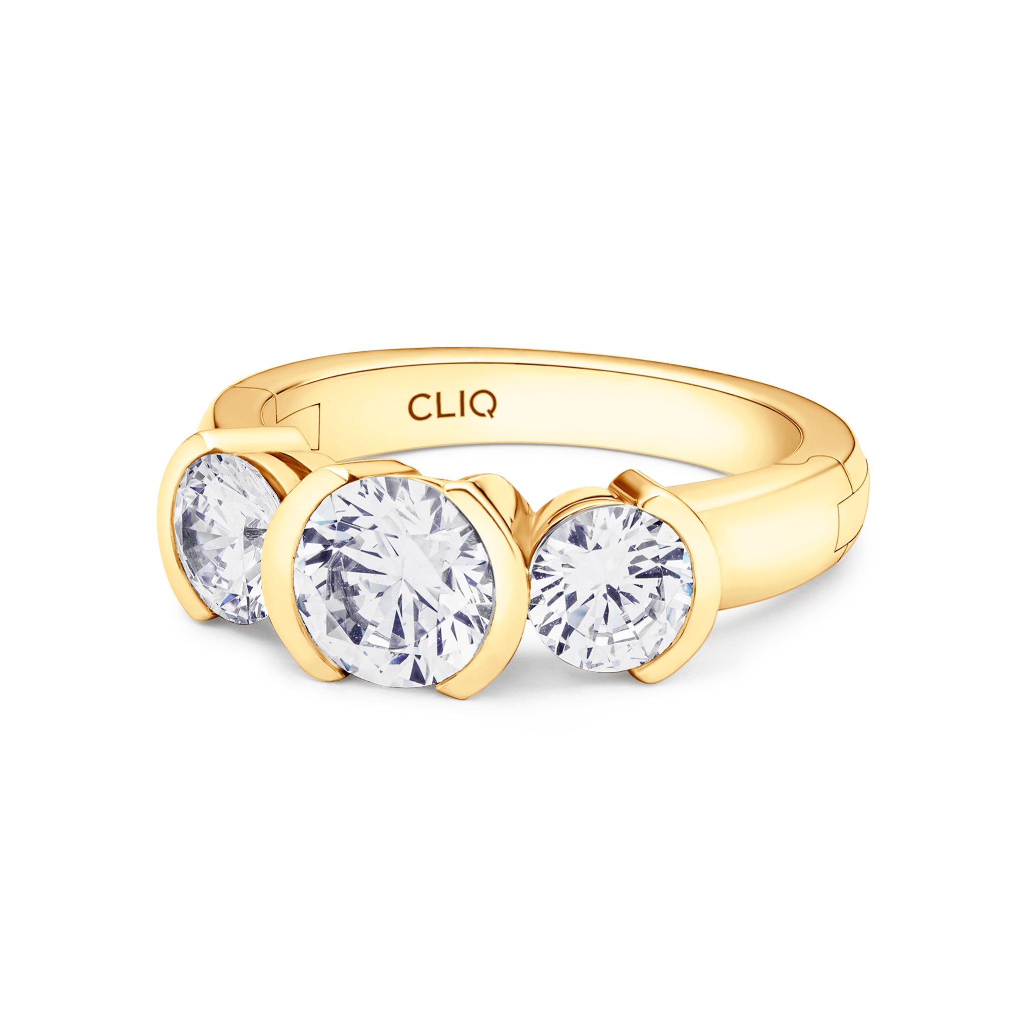 Barcelona Three Stone Ring