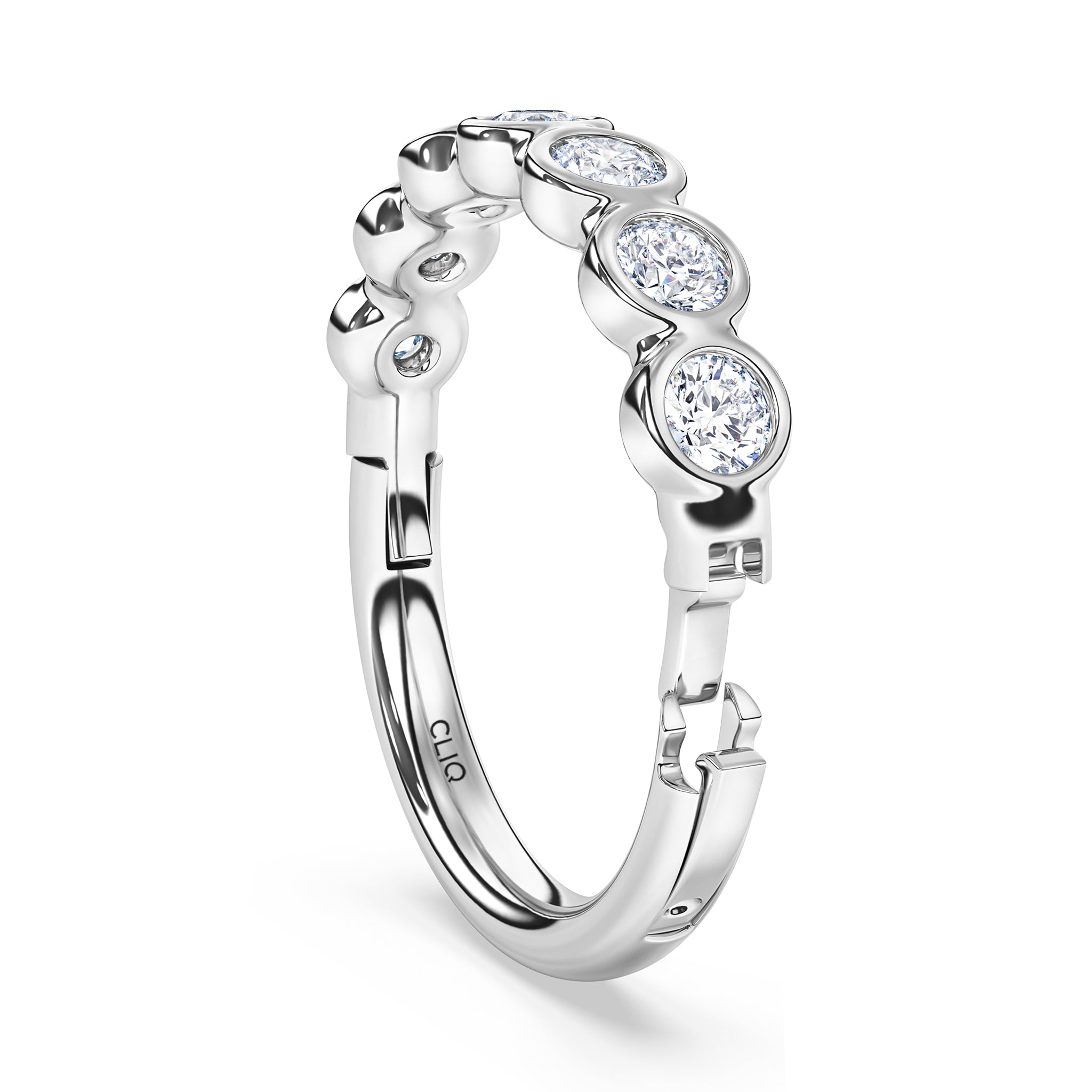 Harper 7-Stone Bezel Set Diamond Band