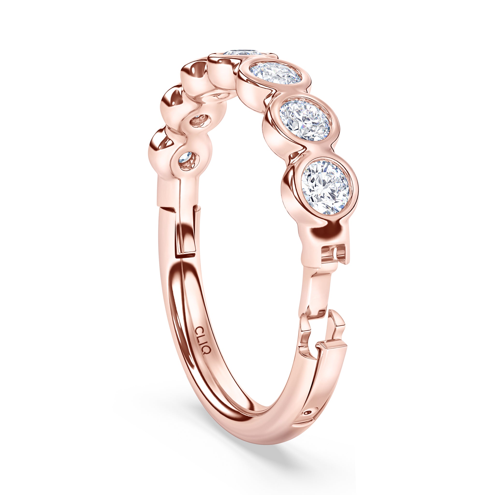 Harper 7-Stone Bezel Set Diamond Band