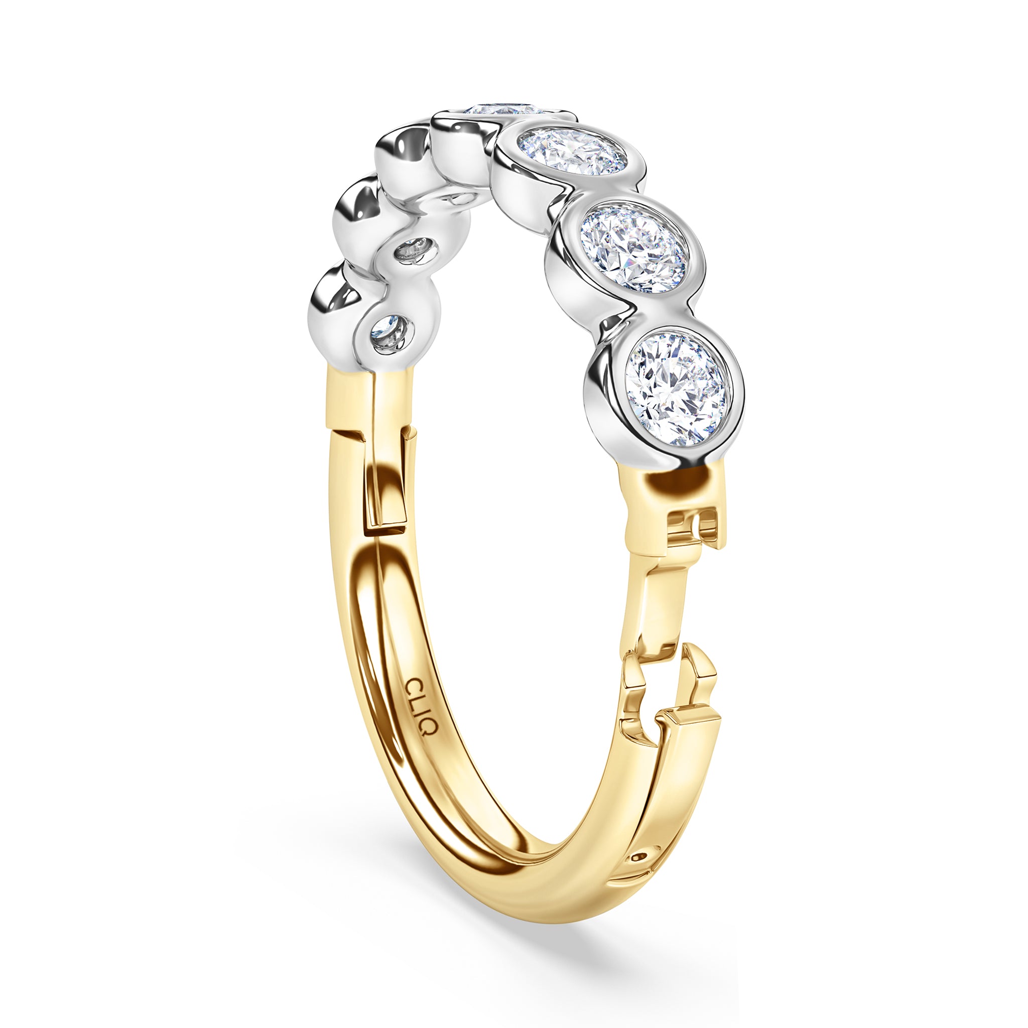 Harper 7-Stone Bezel Set Diamond Band