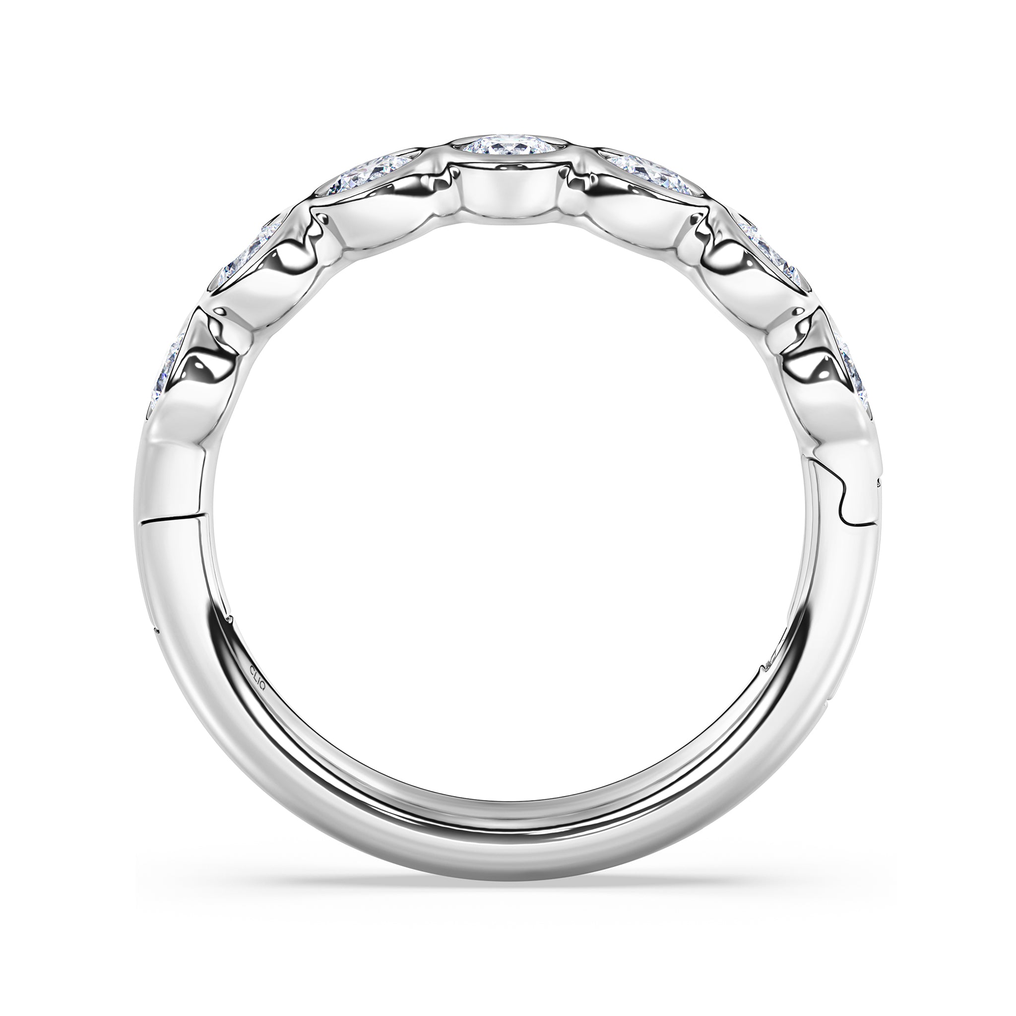 Harper 7-Stone Bezel Set Diamond Band