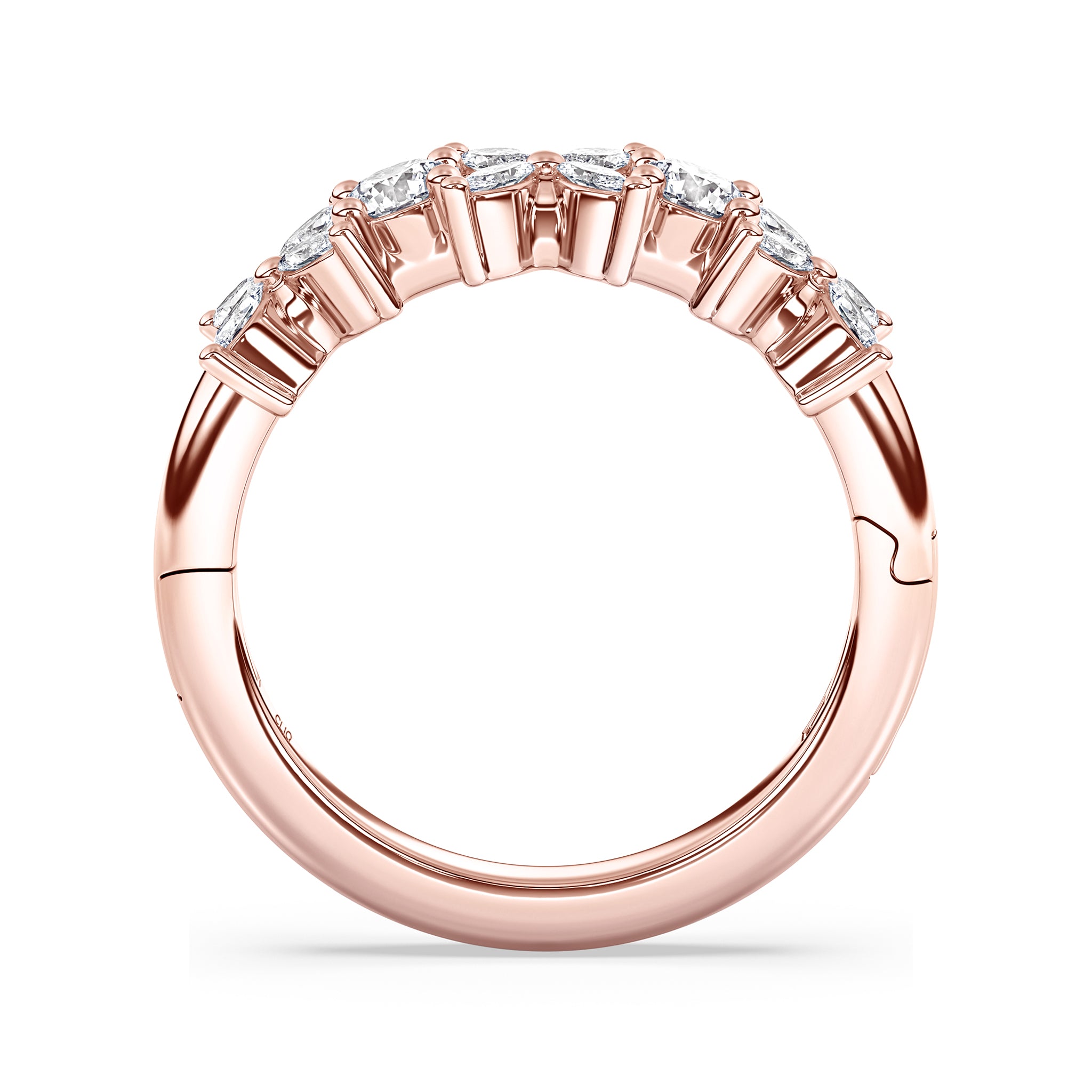 La Fleur Mixed Cut Diamond Band