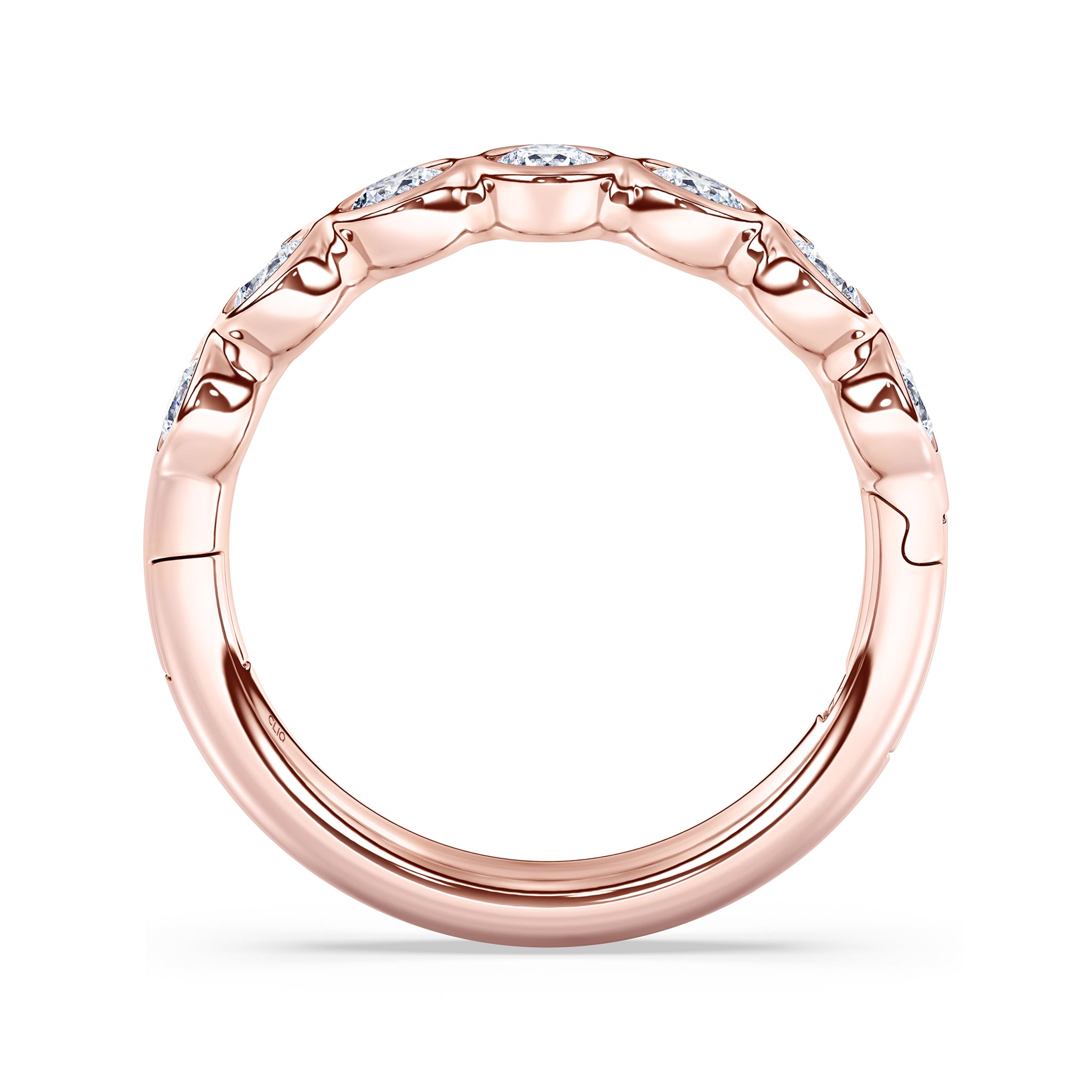 Harper 7-Stone Bezel Set Diamond Band