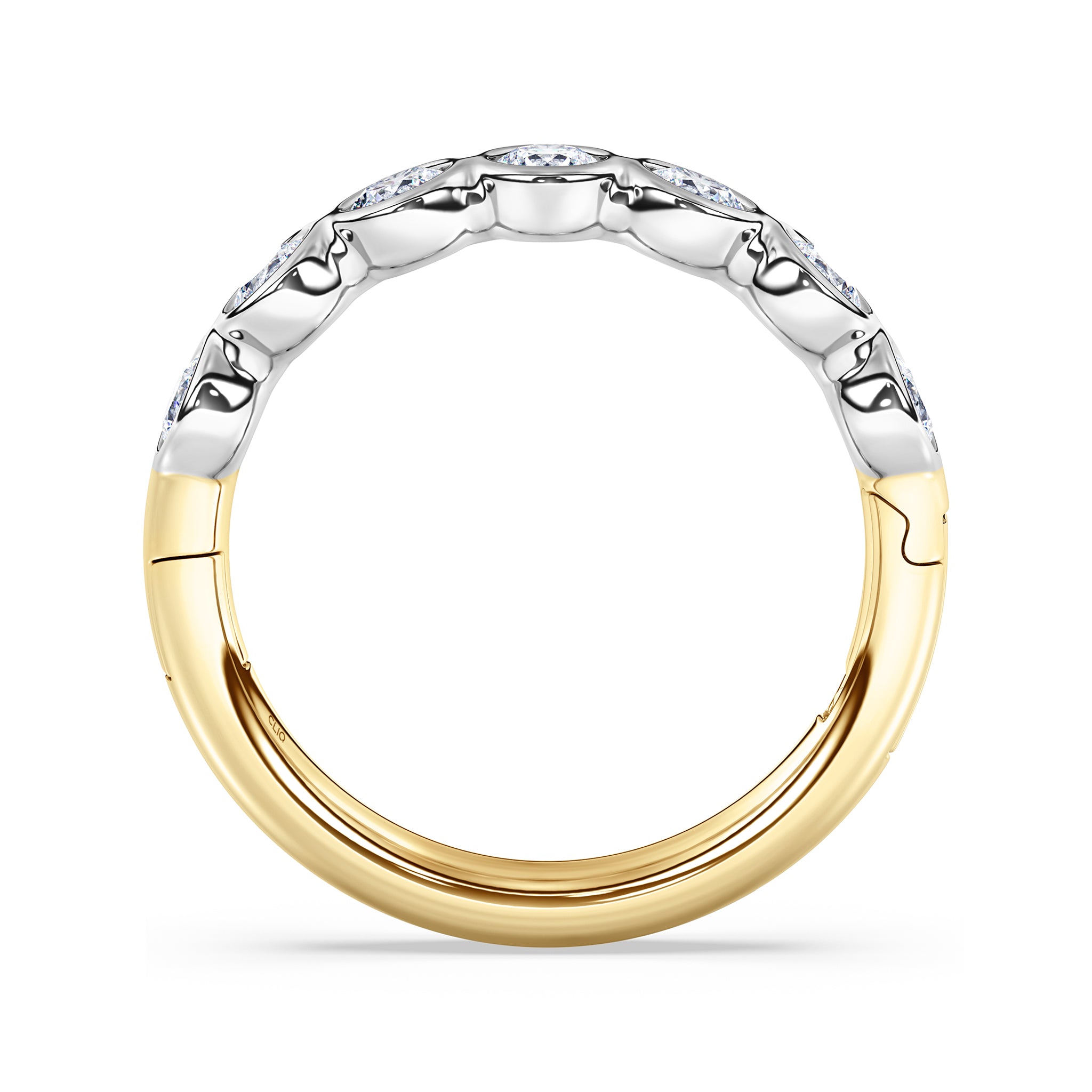 Harper 7-Stone Bezel Set Diamond Band