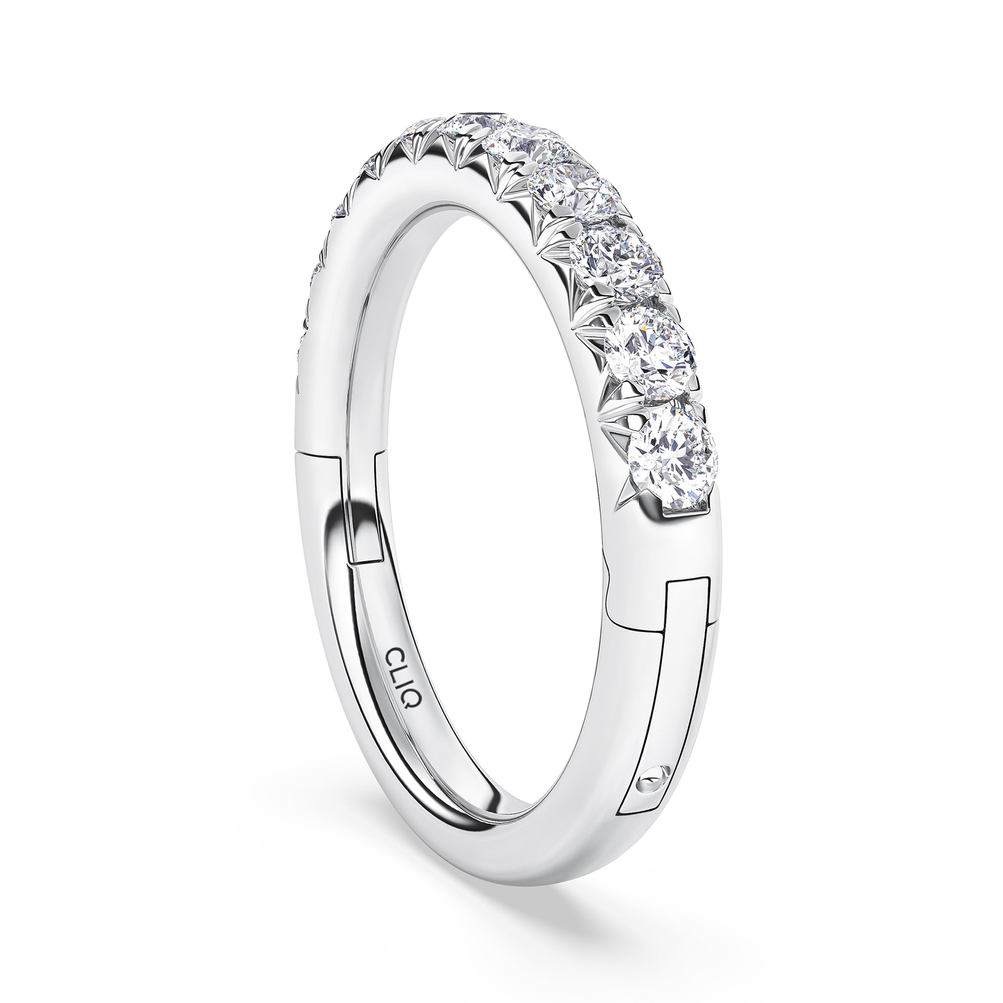 Shea French Pave Diamond Band