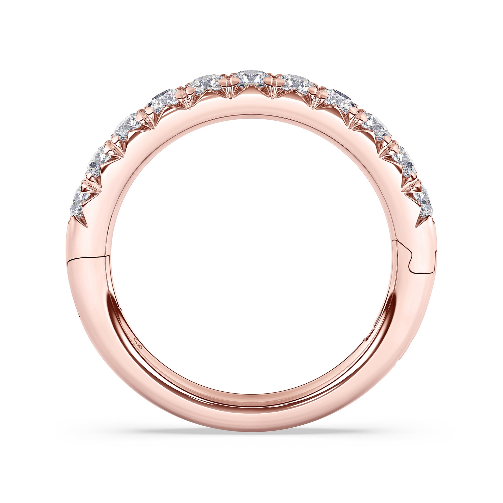 Shea French Pave Diamond Band