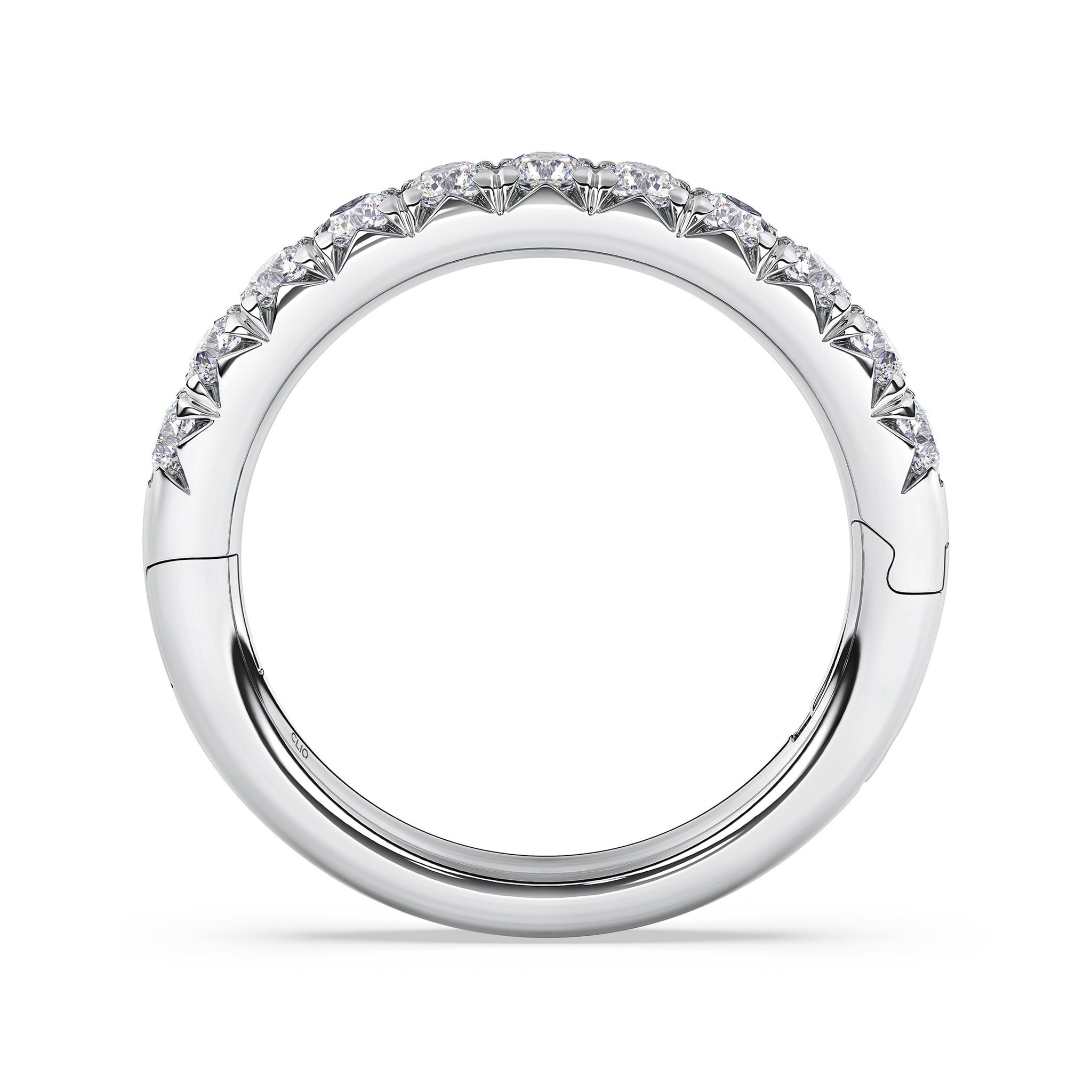 Shea French Pave Diamond Band