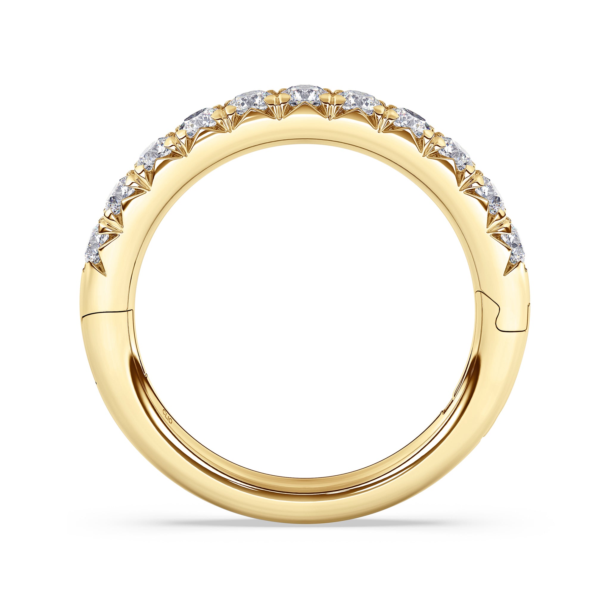 Shea French Pave Diamond Band