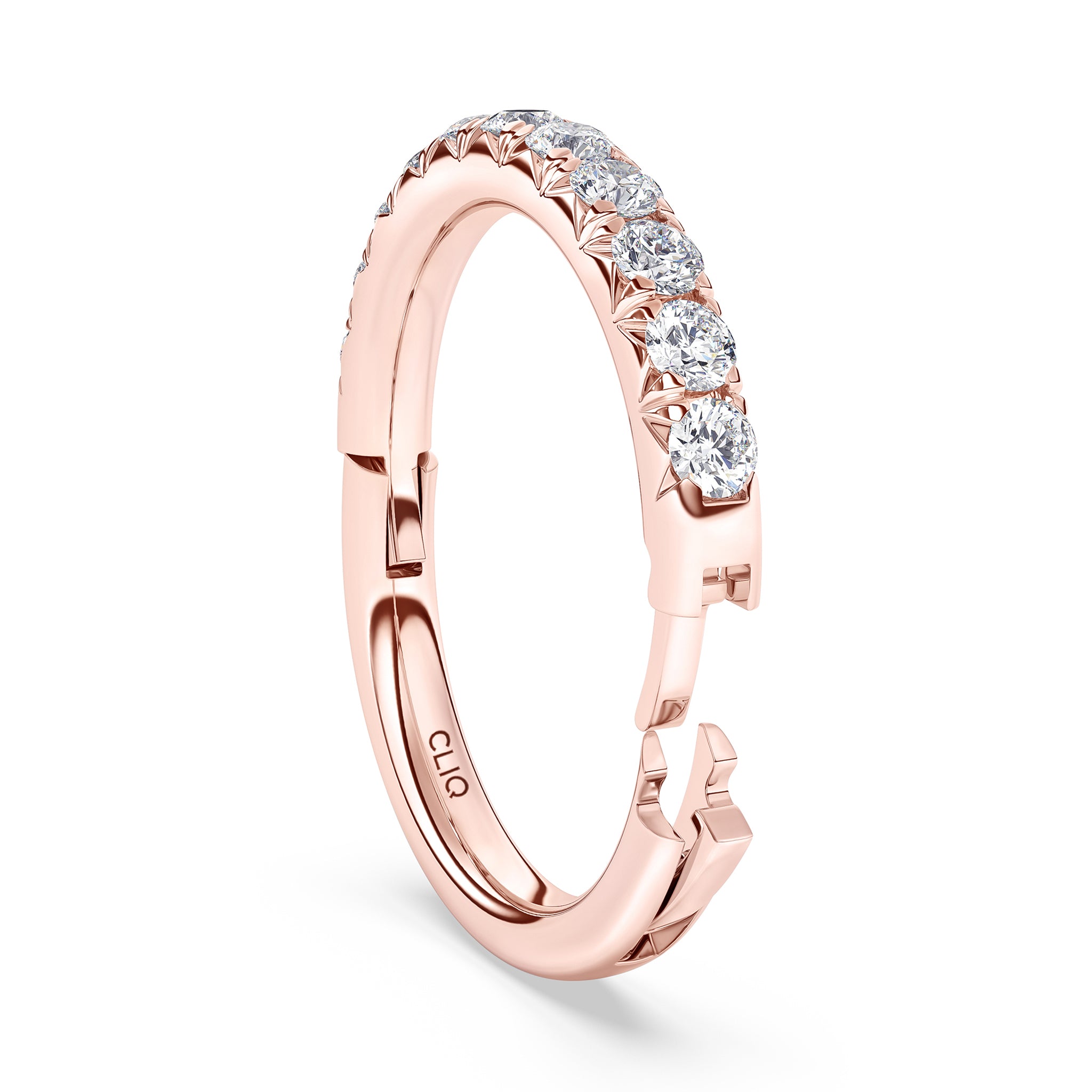 Shea French Pave Diamond Band