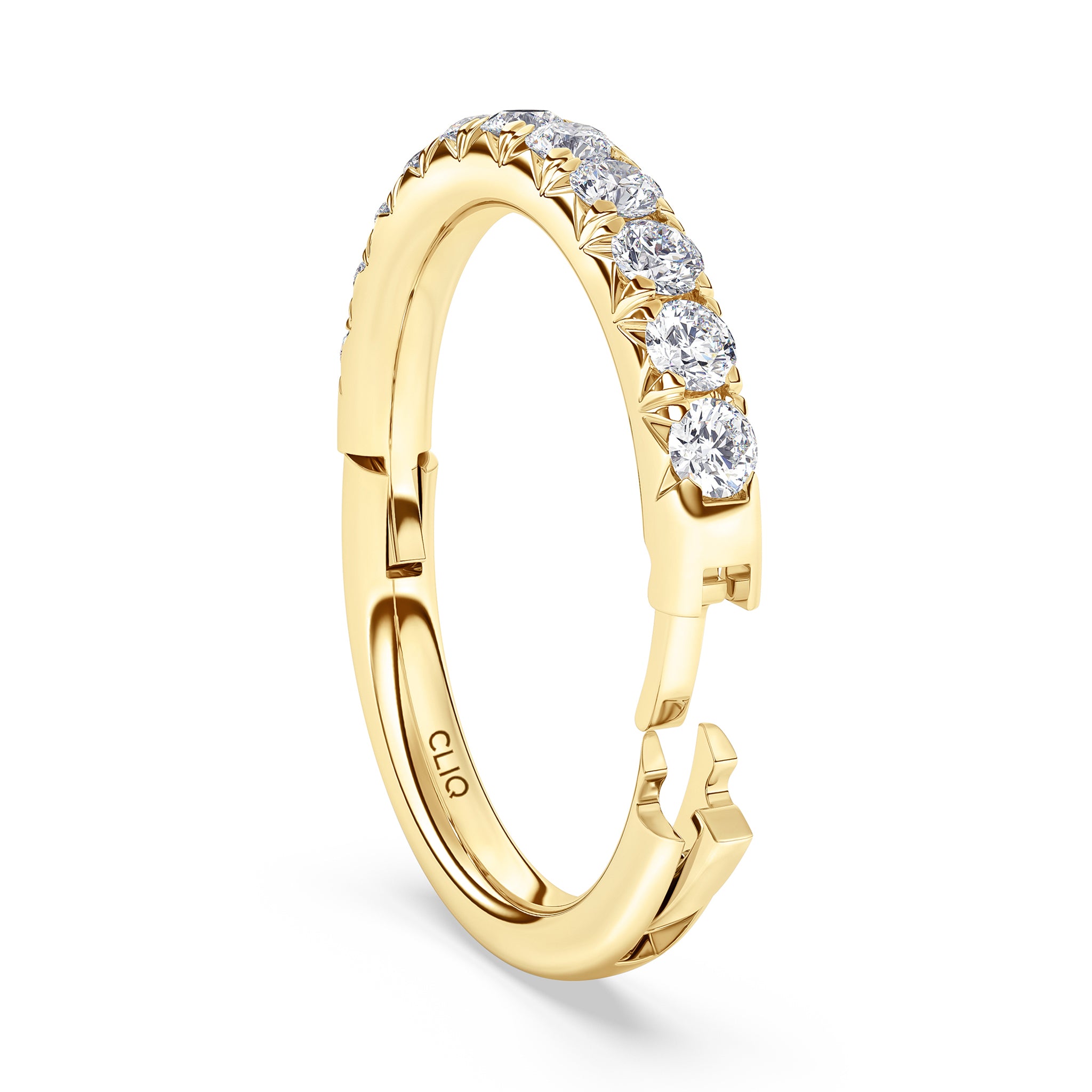 Shea French Pave Diamond Band