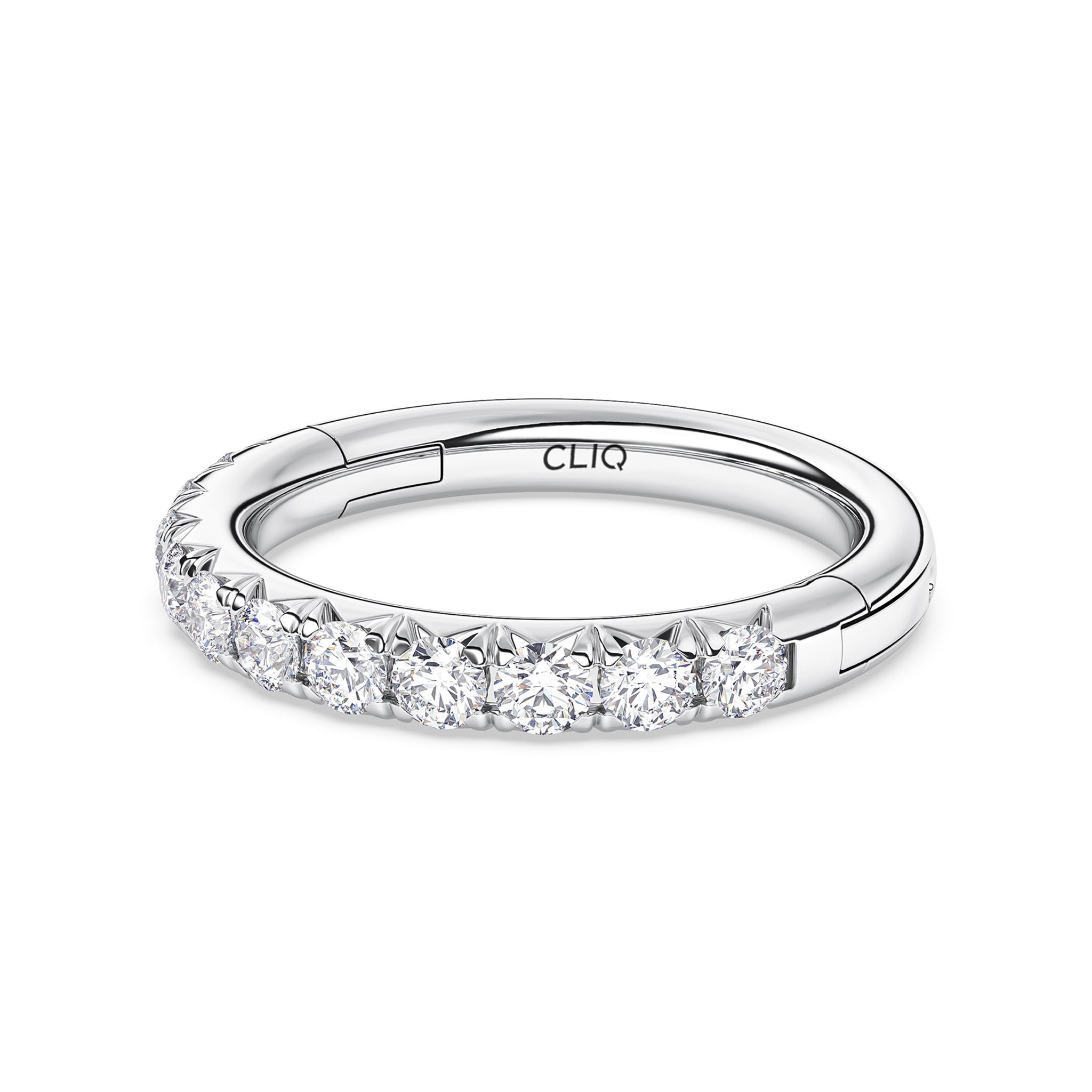 Shea French Pave Diamond Band