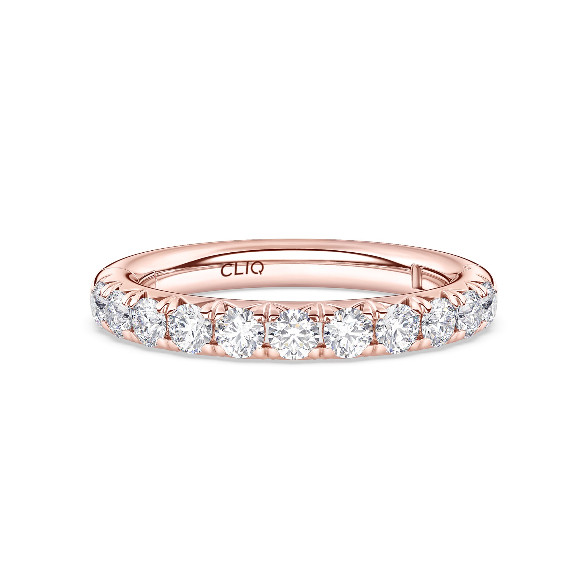 Shea French Pave Diamond Band