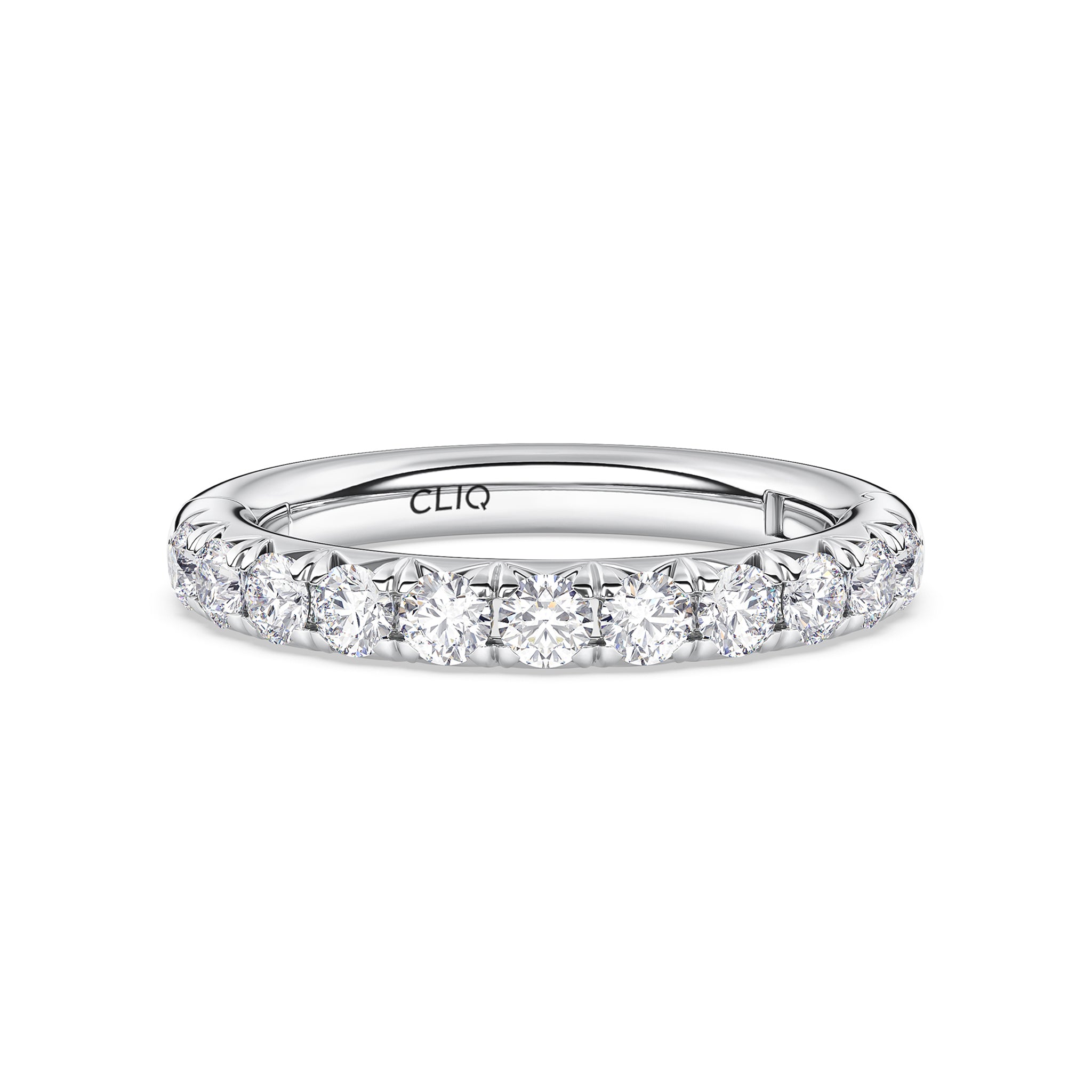 Shea French Pave Diamond Band