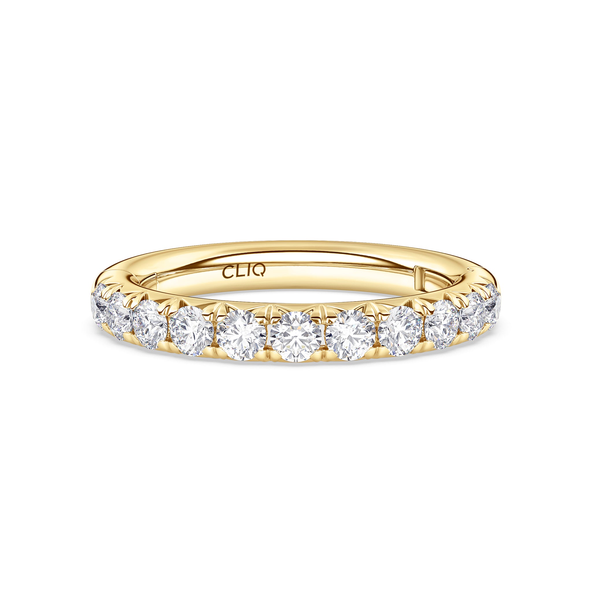 Shea French Pave Diamond Band