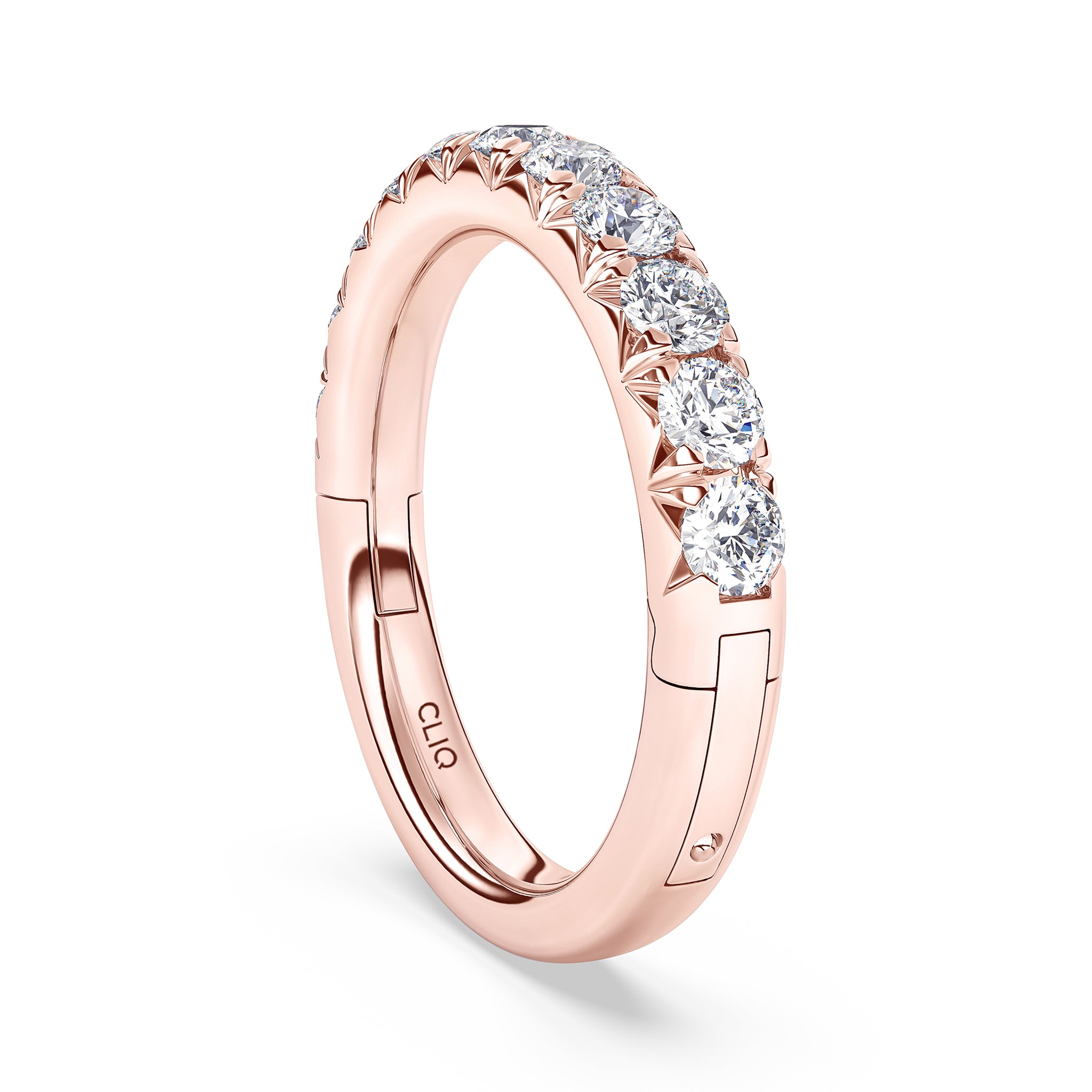 Shea French Pave Diamond Band
