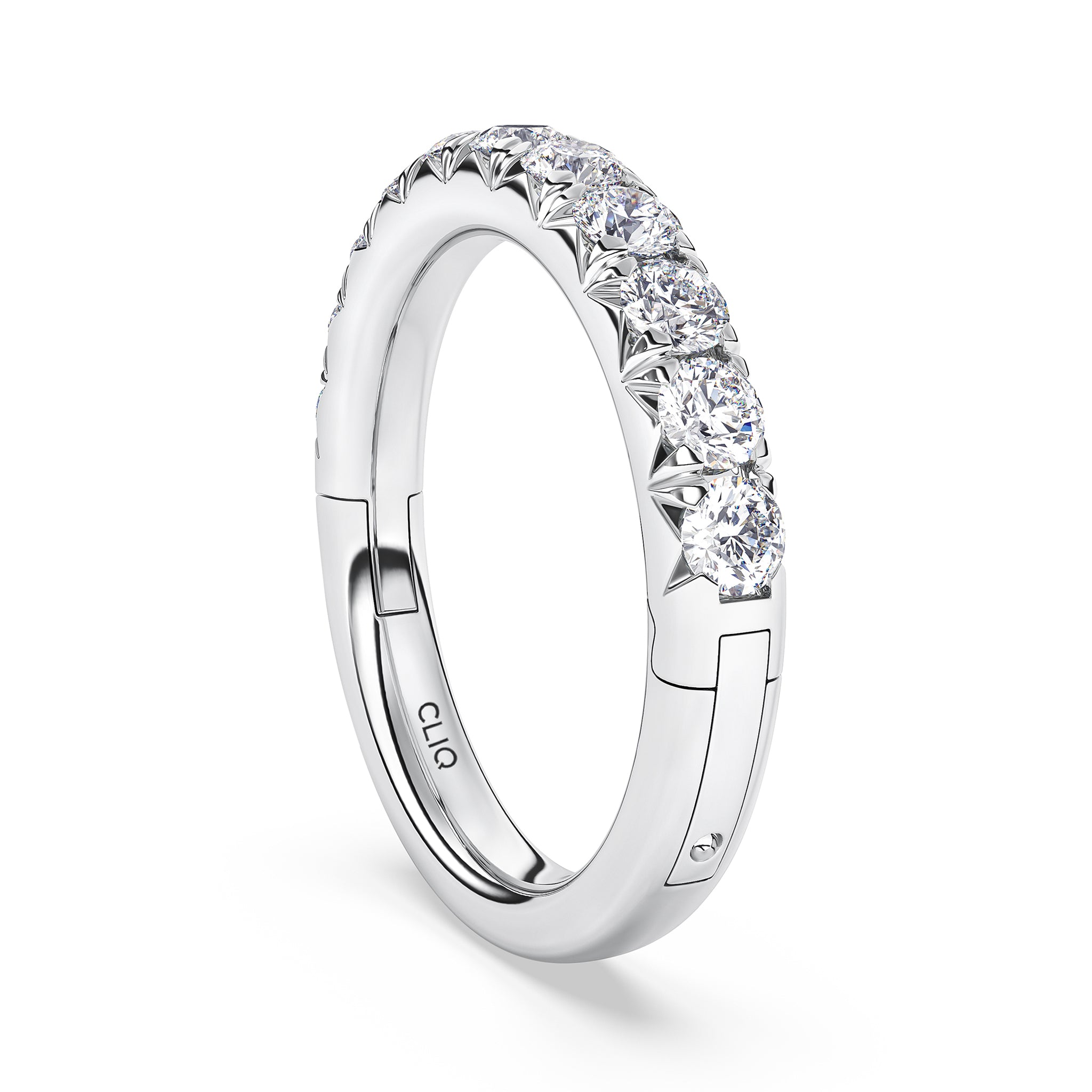Shea French Pave Diamond Band