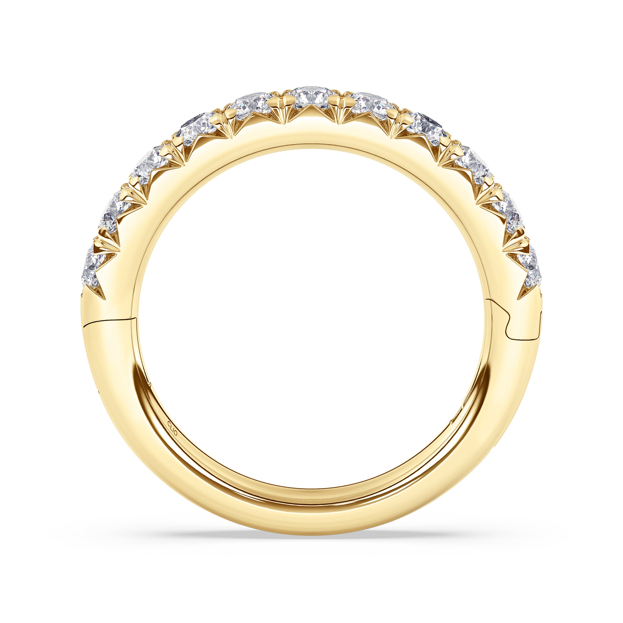 Shea French Pave Diamond Band