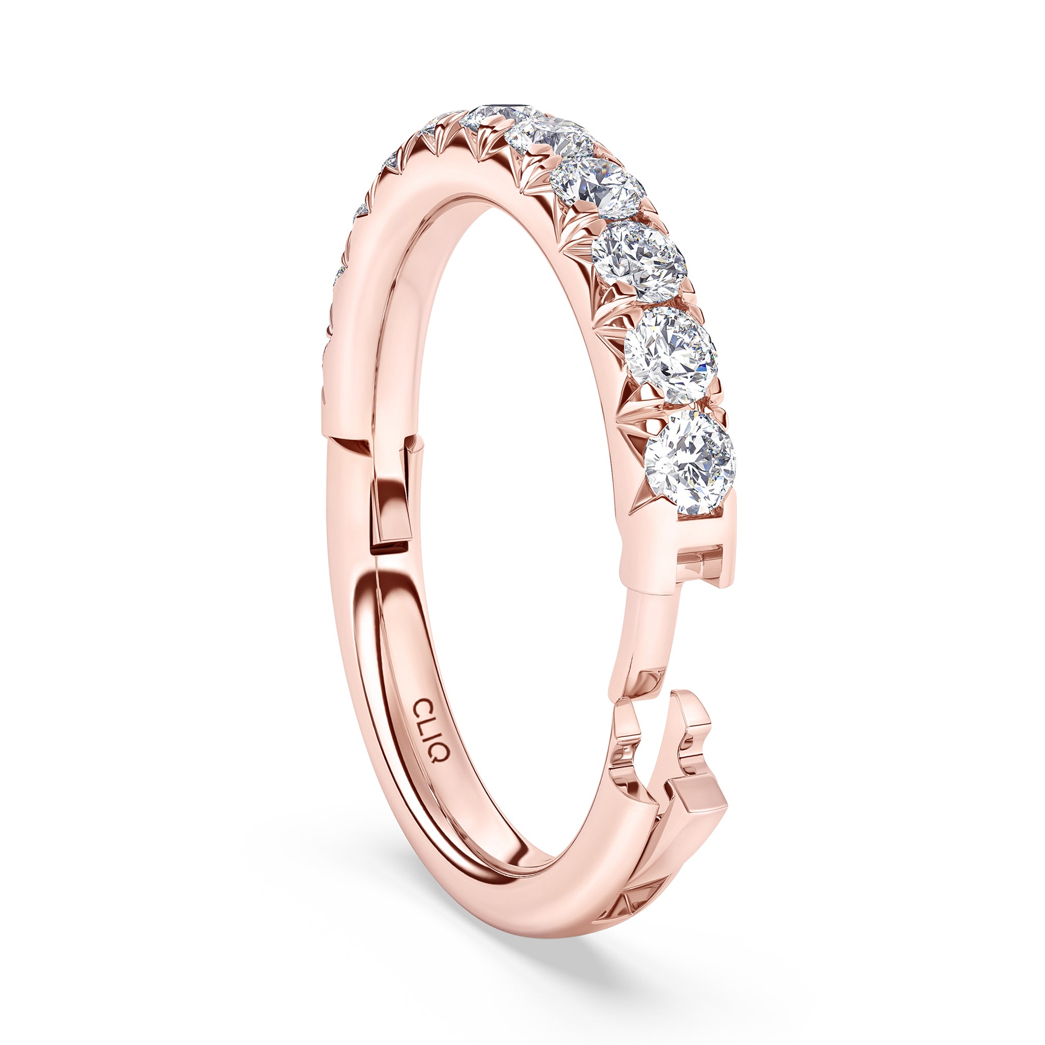 Shea French Pave Diamond Band
