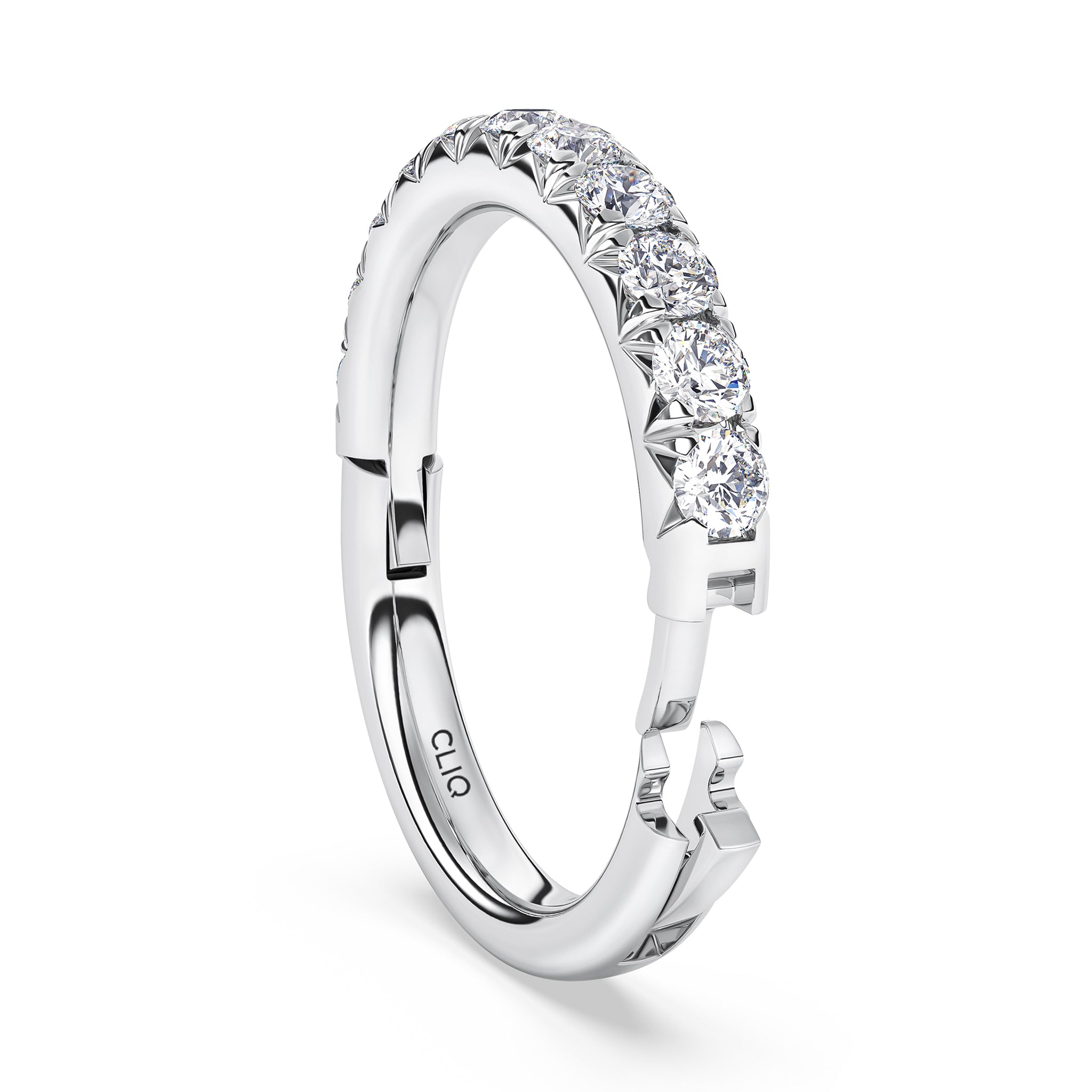 Shea French Pave Diamond Band