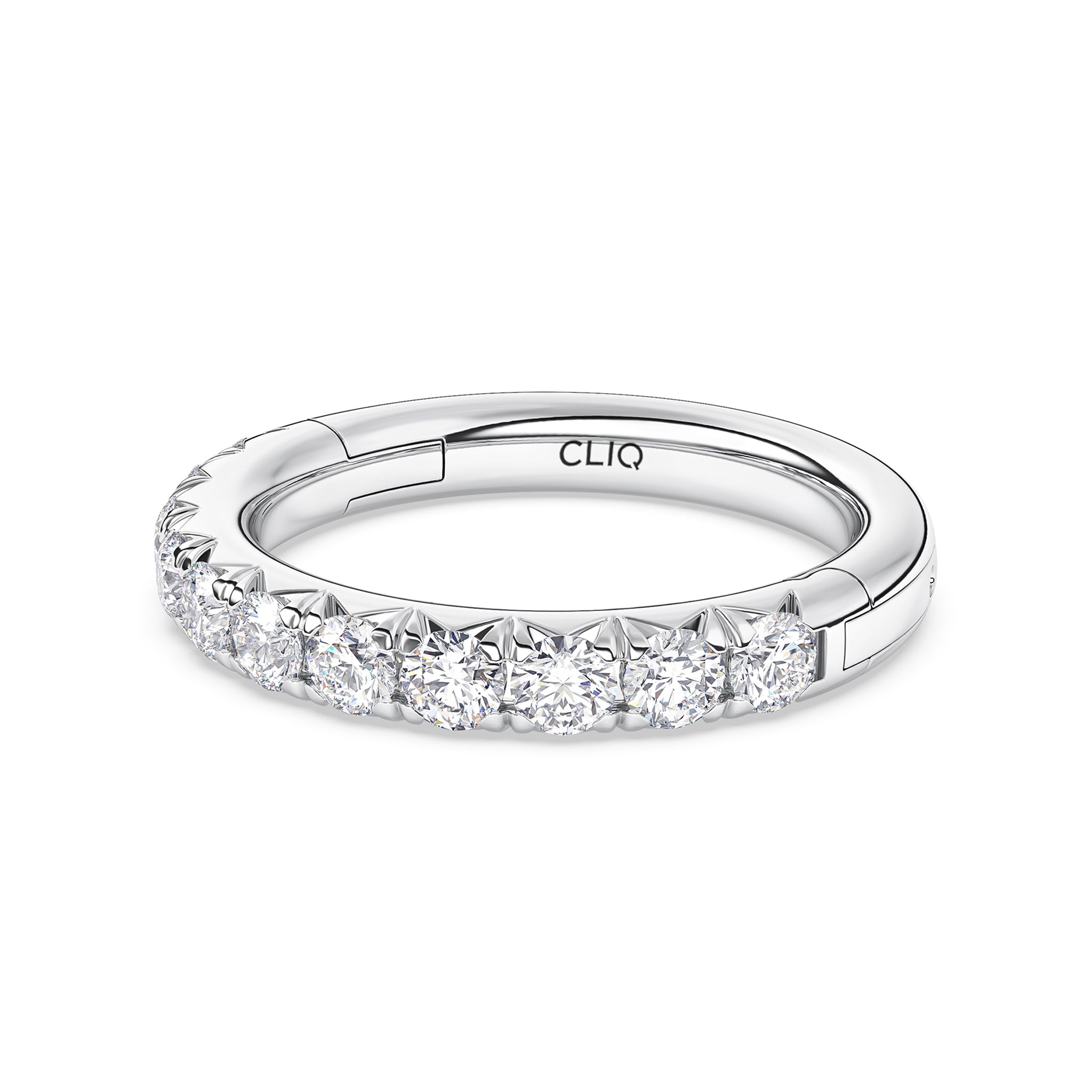 Shea French Pave Diamond Band