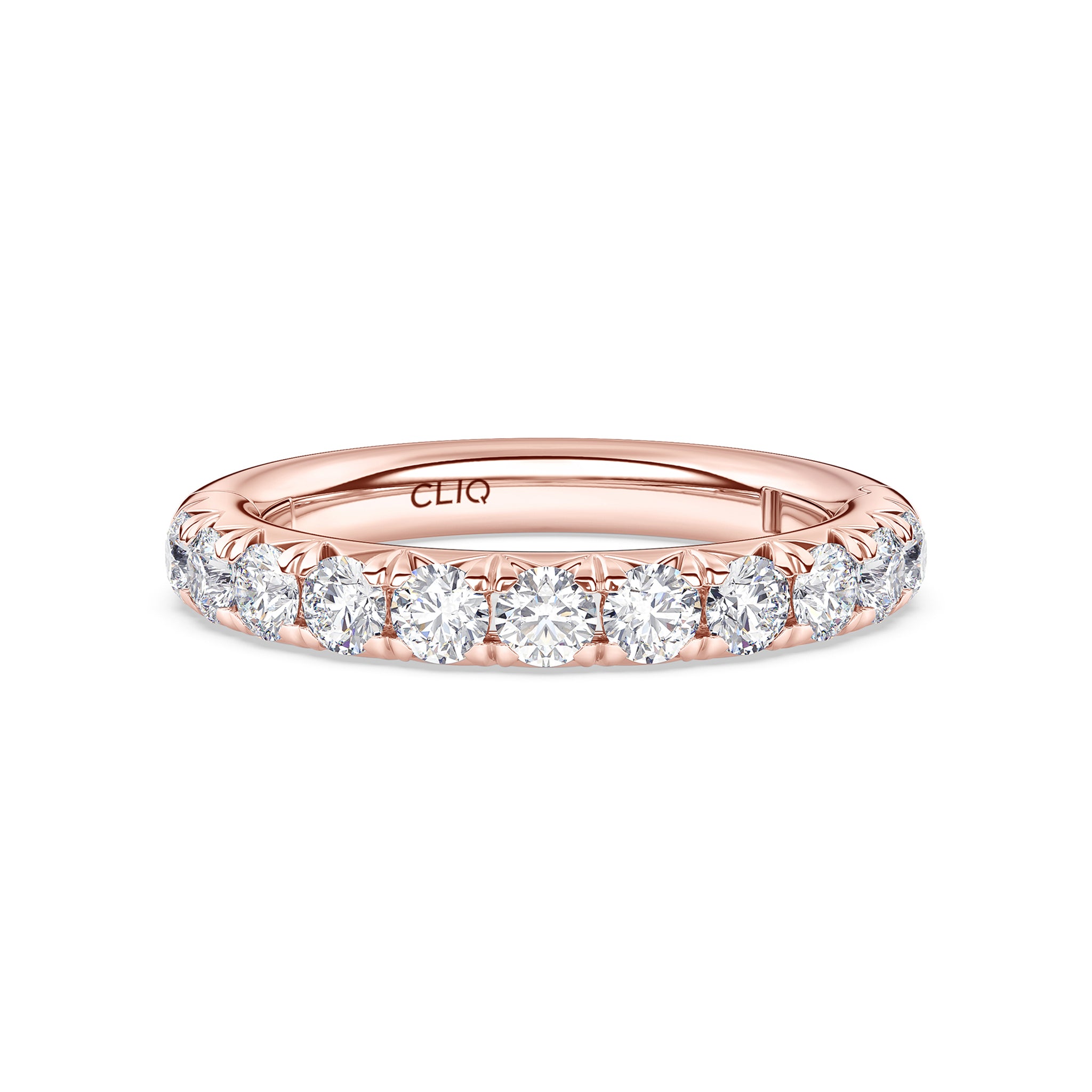 Shea French Pave Diamond Band