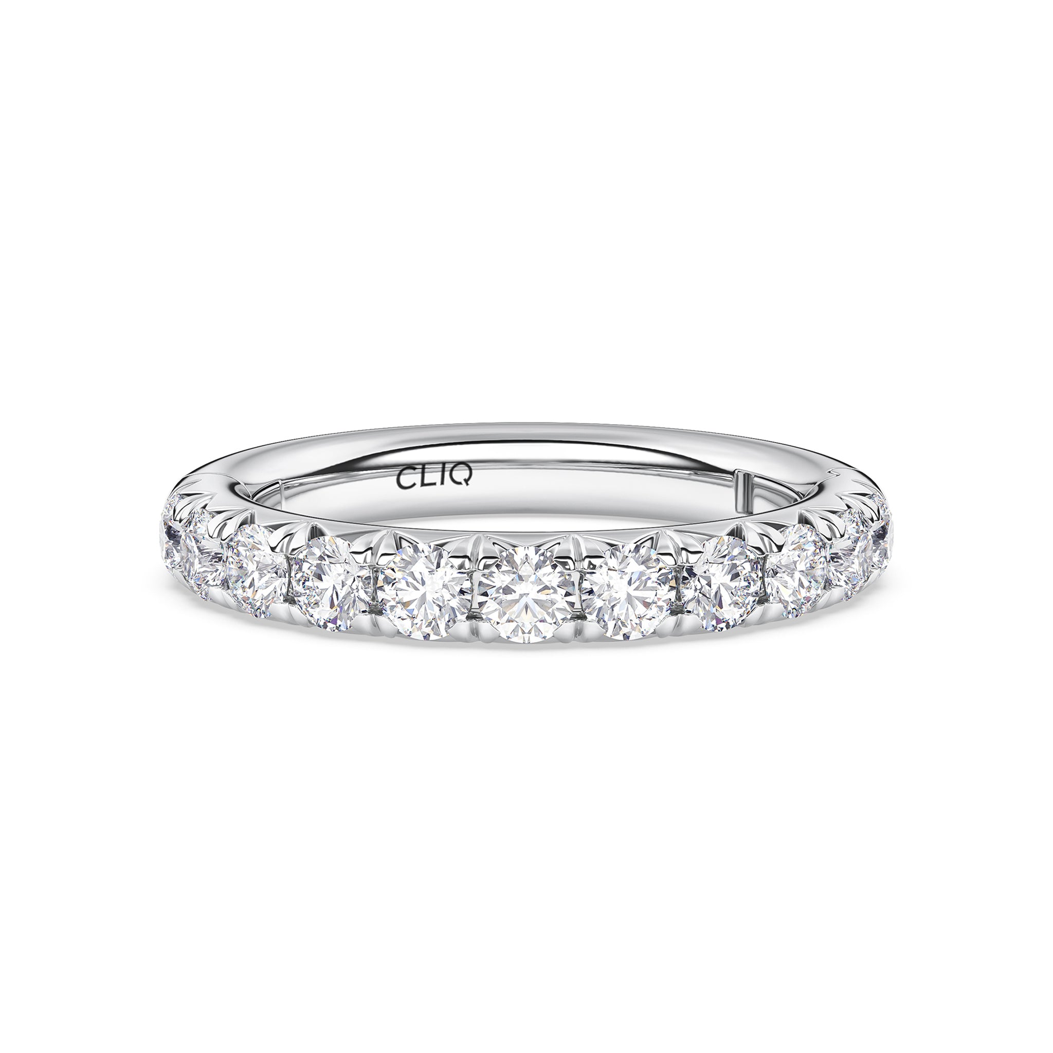 Shea French Pave Diamond Band
