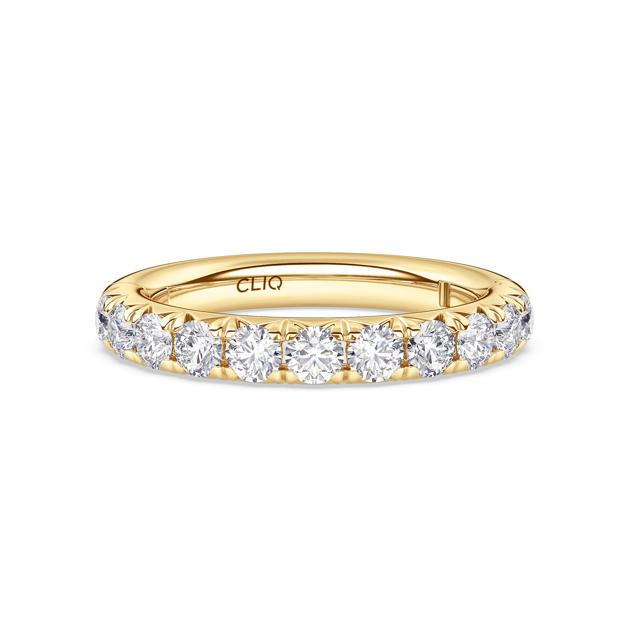 Shea French Pave Diamond Band
