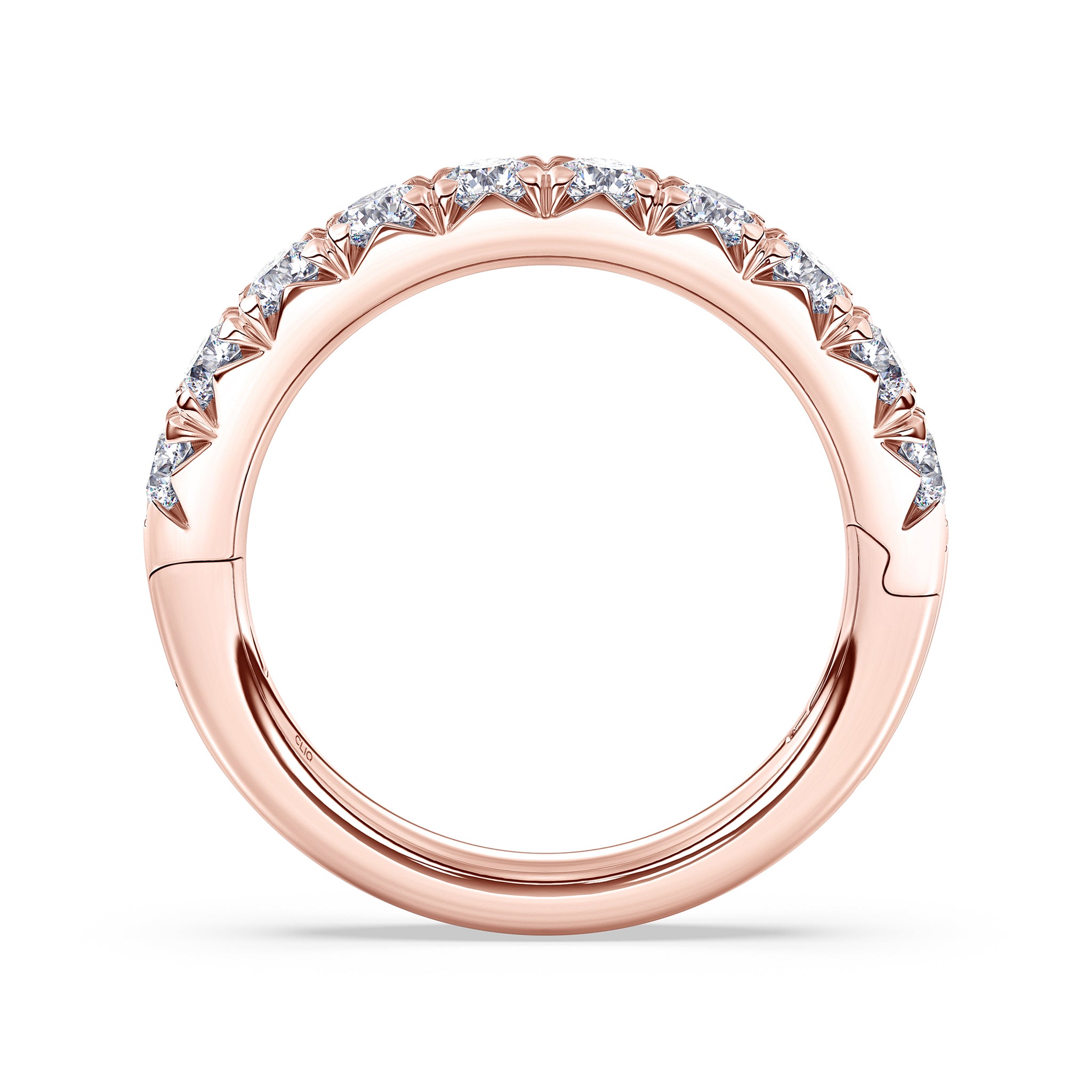 Shea French Pave Diamond Band