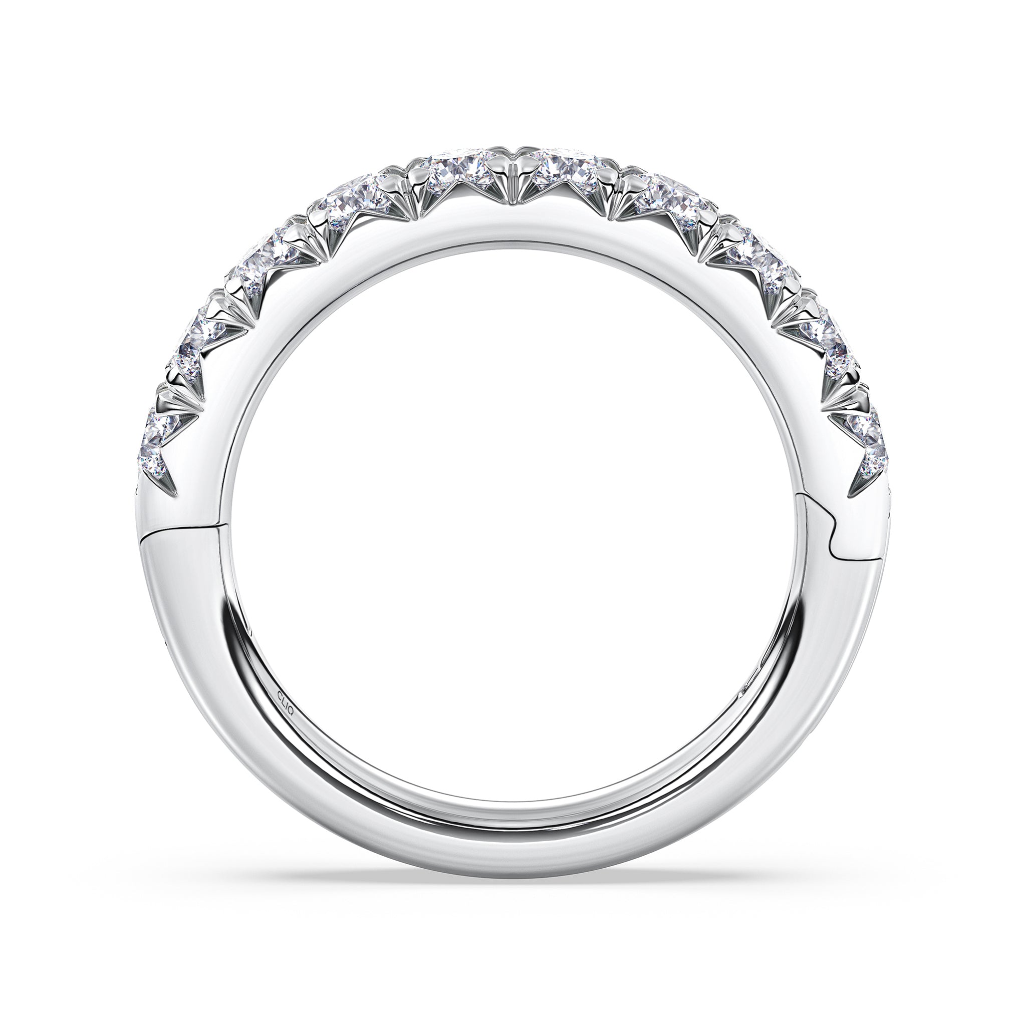 Shea French Pave Diamond Band