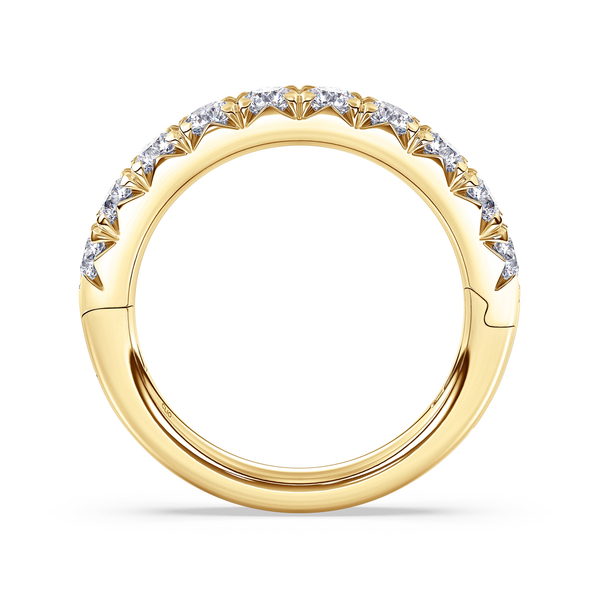 Shea French Pave Diamond Band