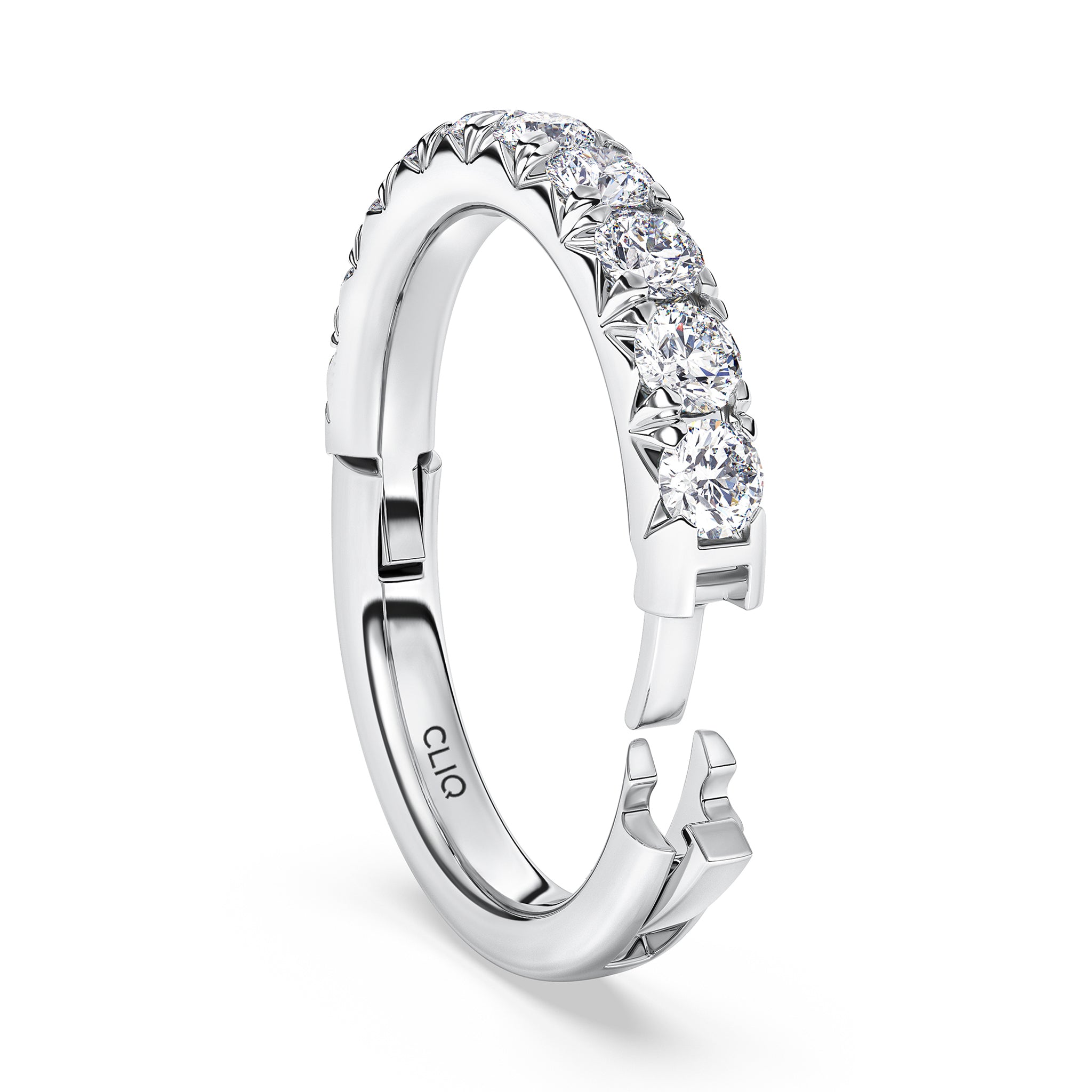 Shea French Pave Diamond Band